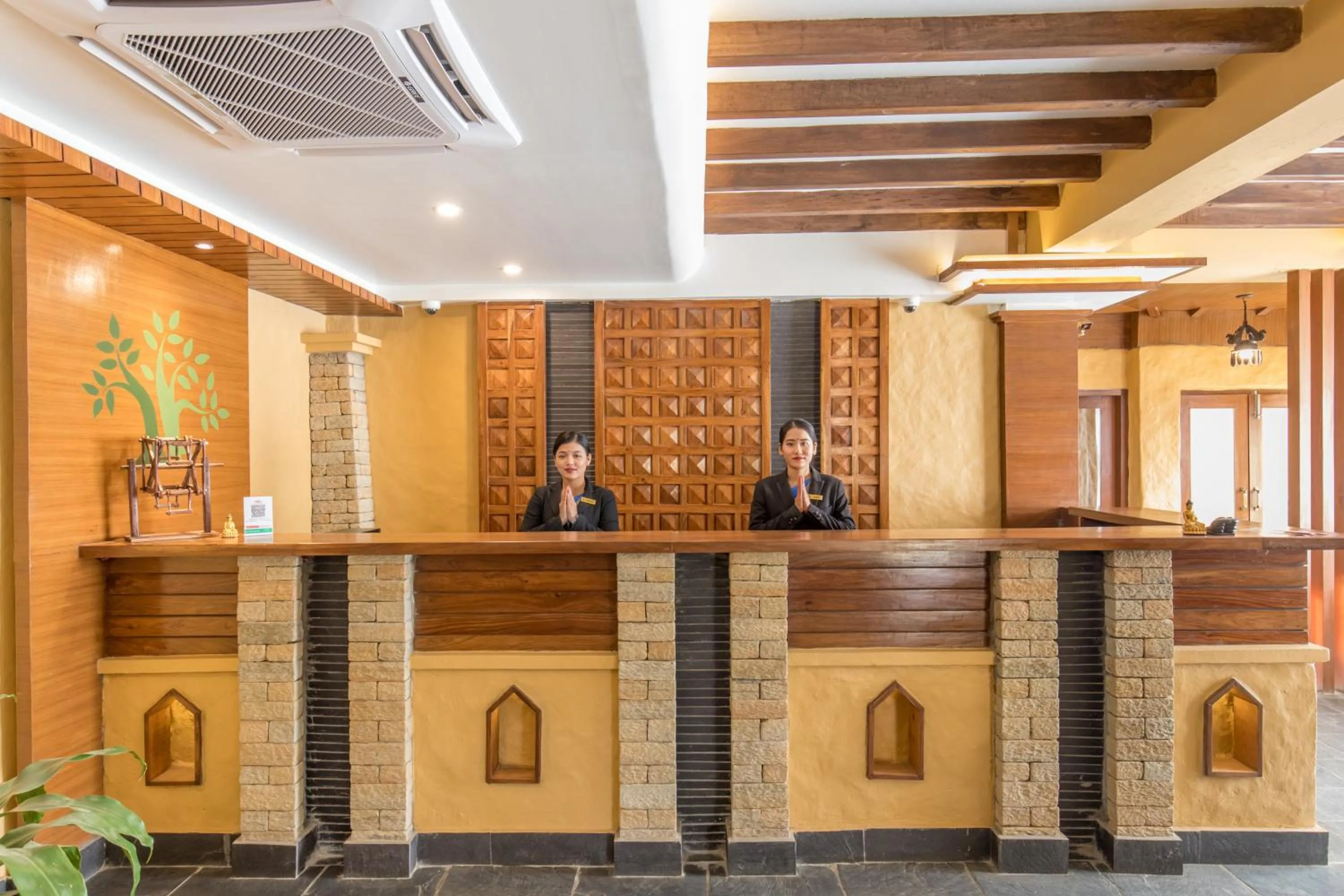 Lobby or reception in Bar Peepal Resort