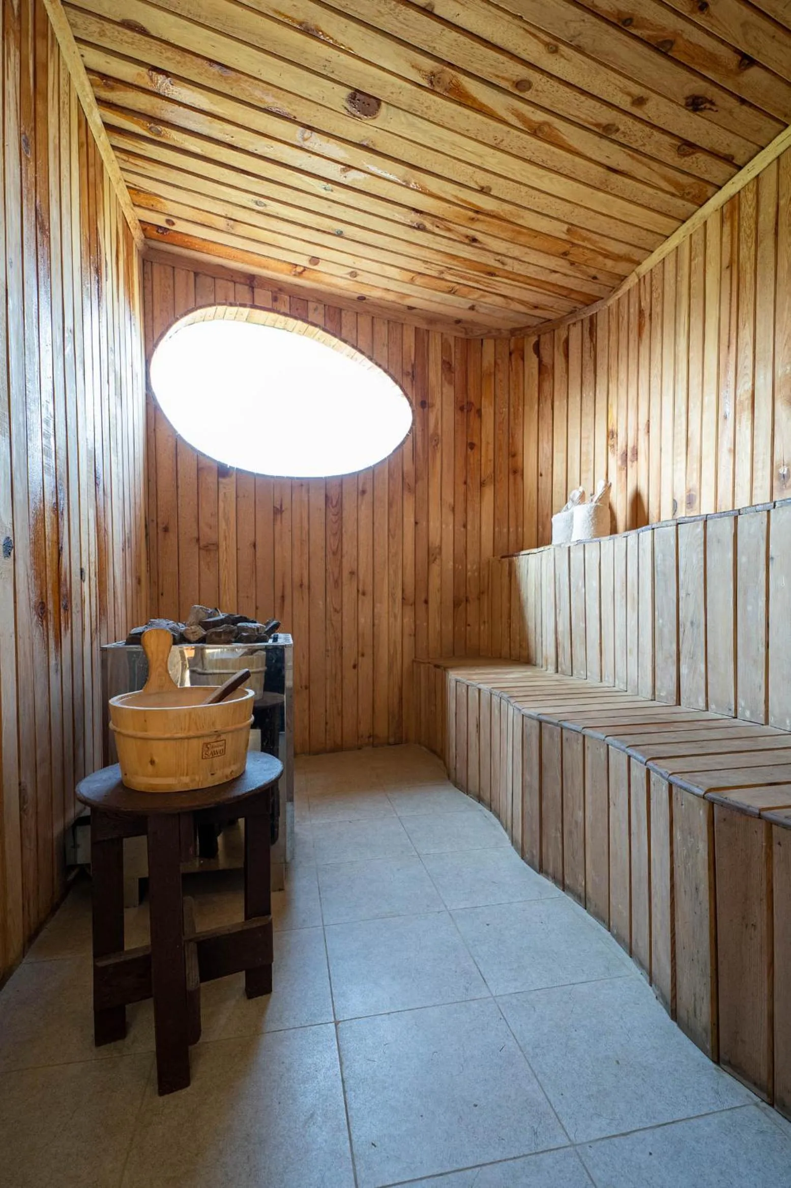 Sauna in Bar Peepal Resort