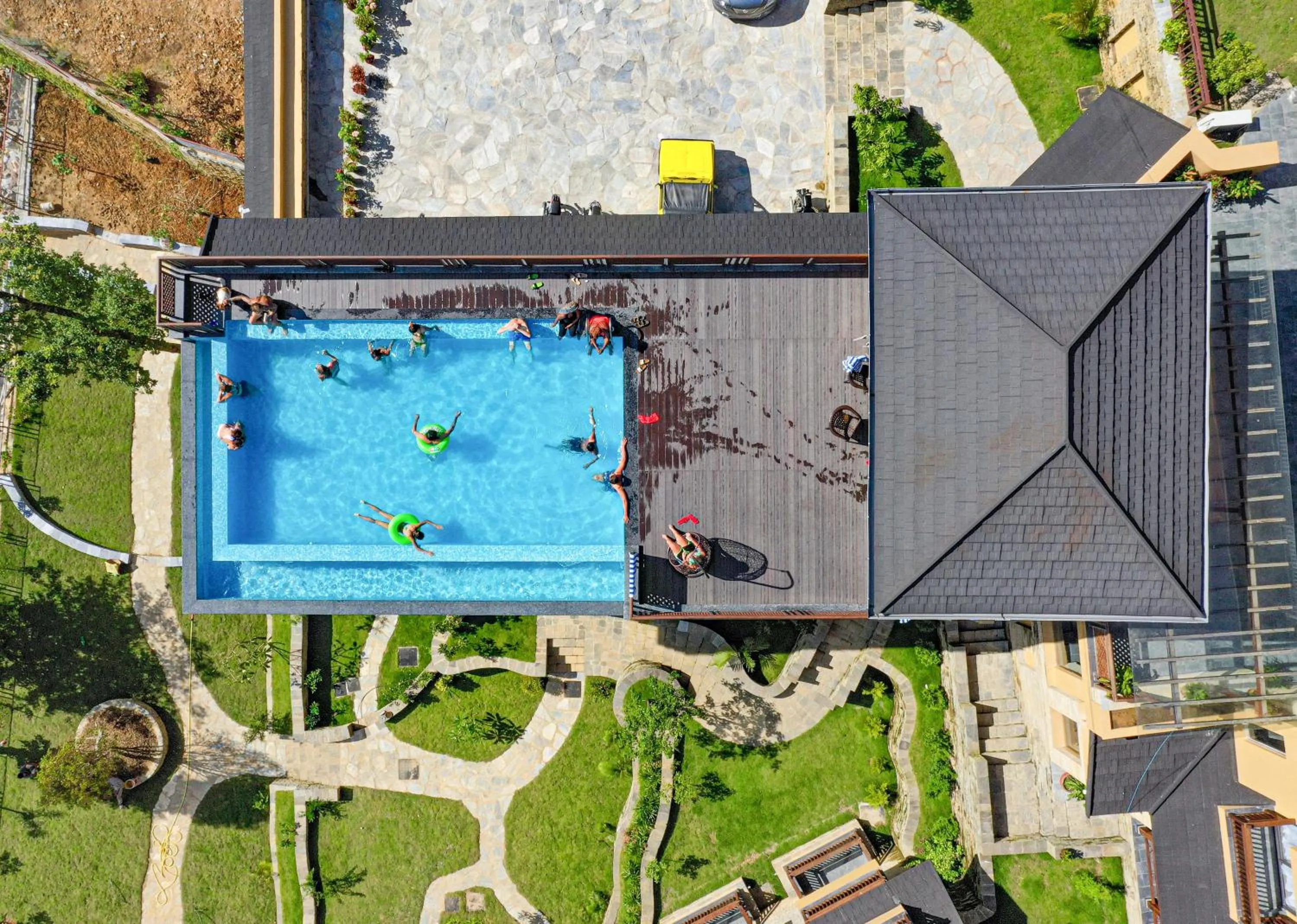 Bird's eye view in Bar Peepal Resort