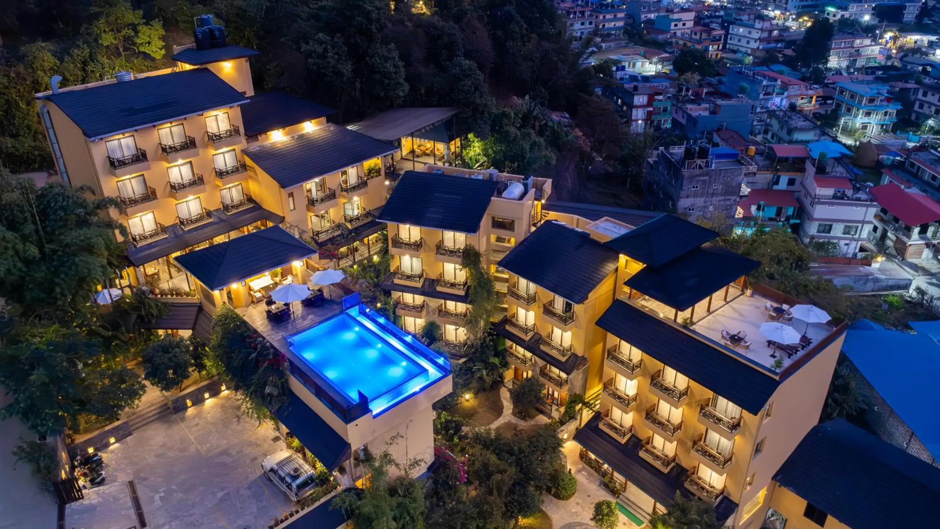 Property building in Bar Peepal Resort Property building in Bar Peepal Resort