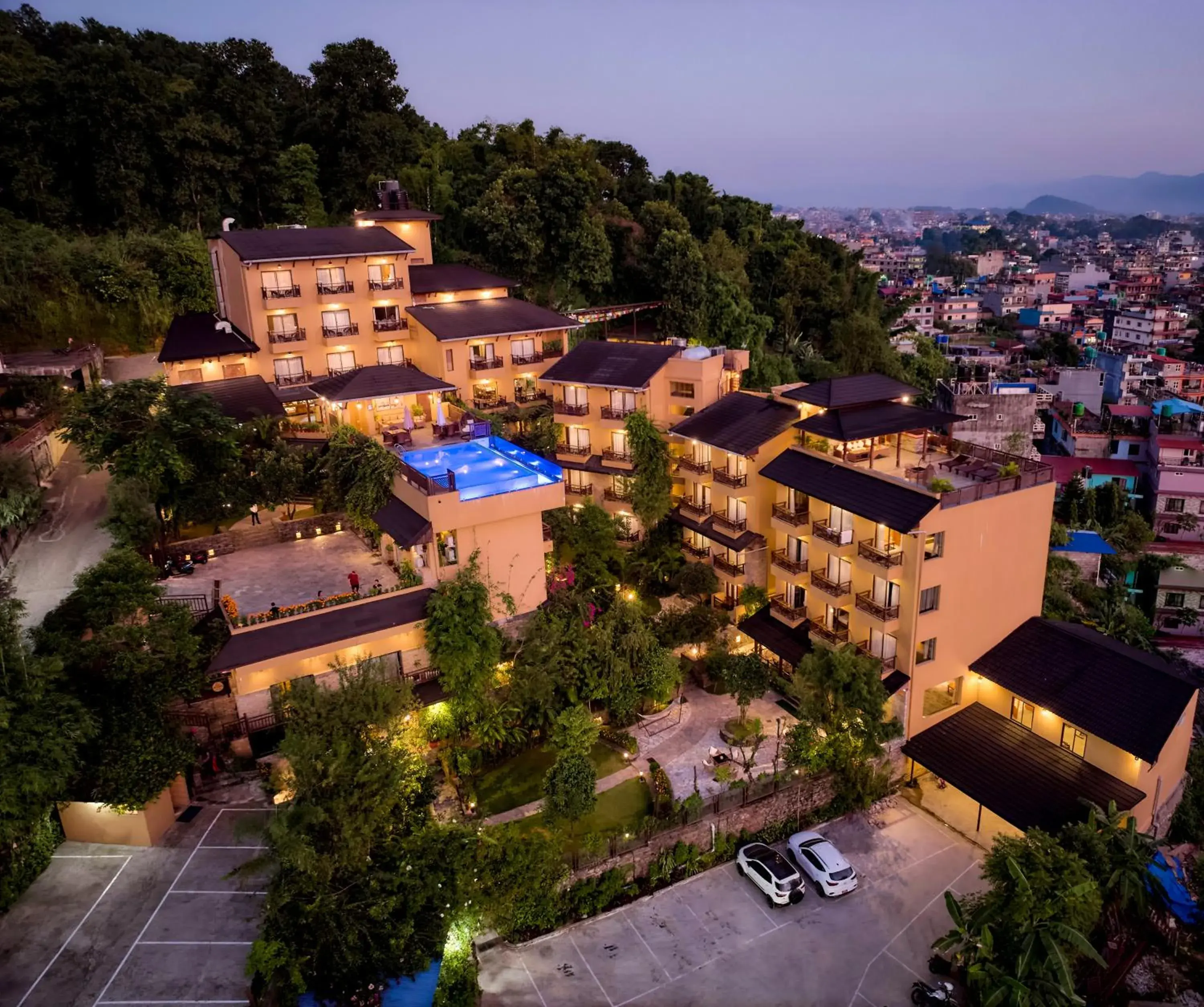 Property building in Bar Peepal Resort Property building in Bar Peepal Resort