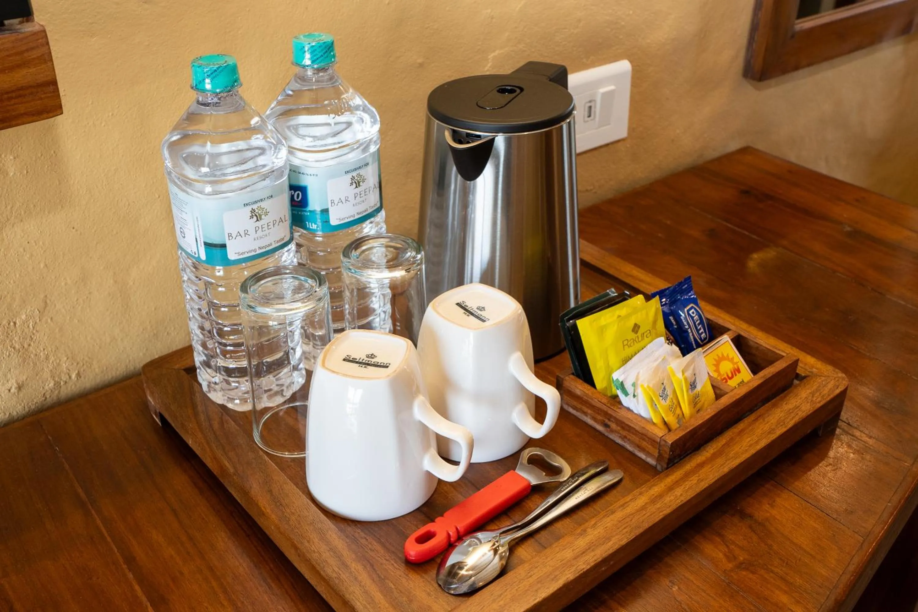 Coffee/tea facilities in Bar Peepal Resort