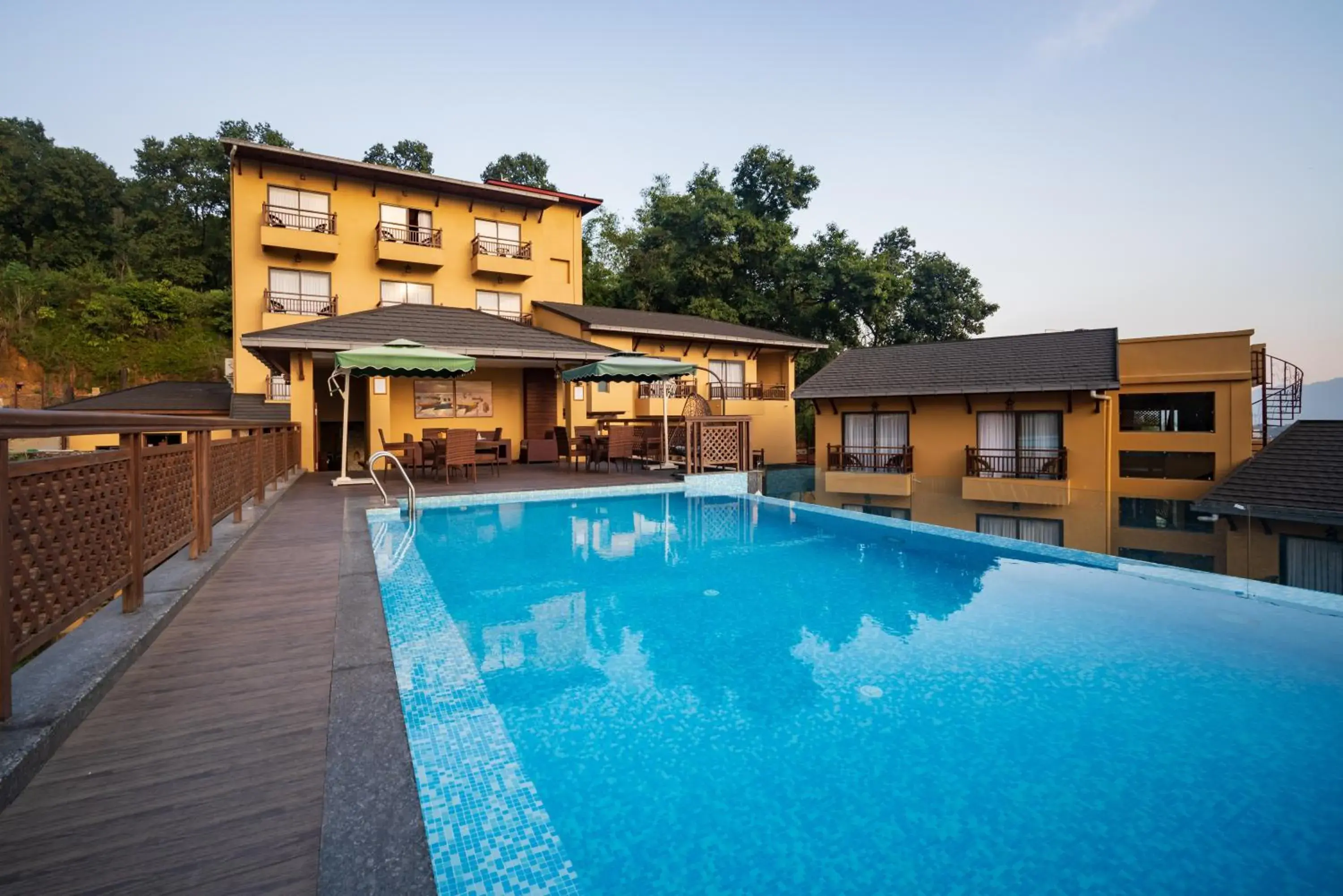 Property building in Bar Peepal Resort Property building in Bar Peepal Resort