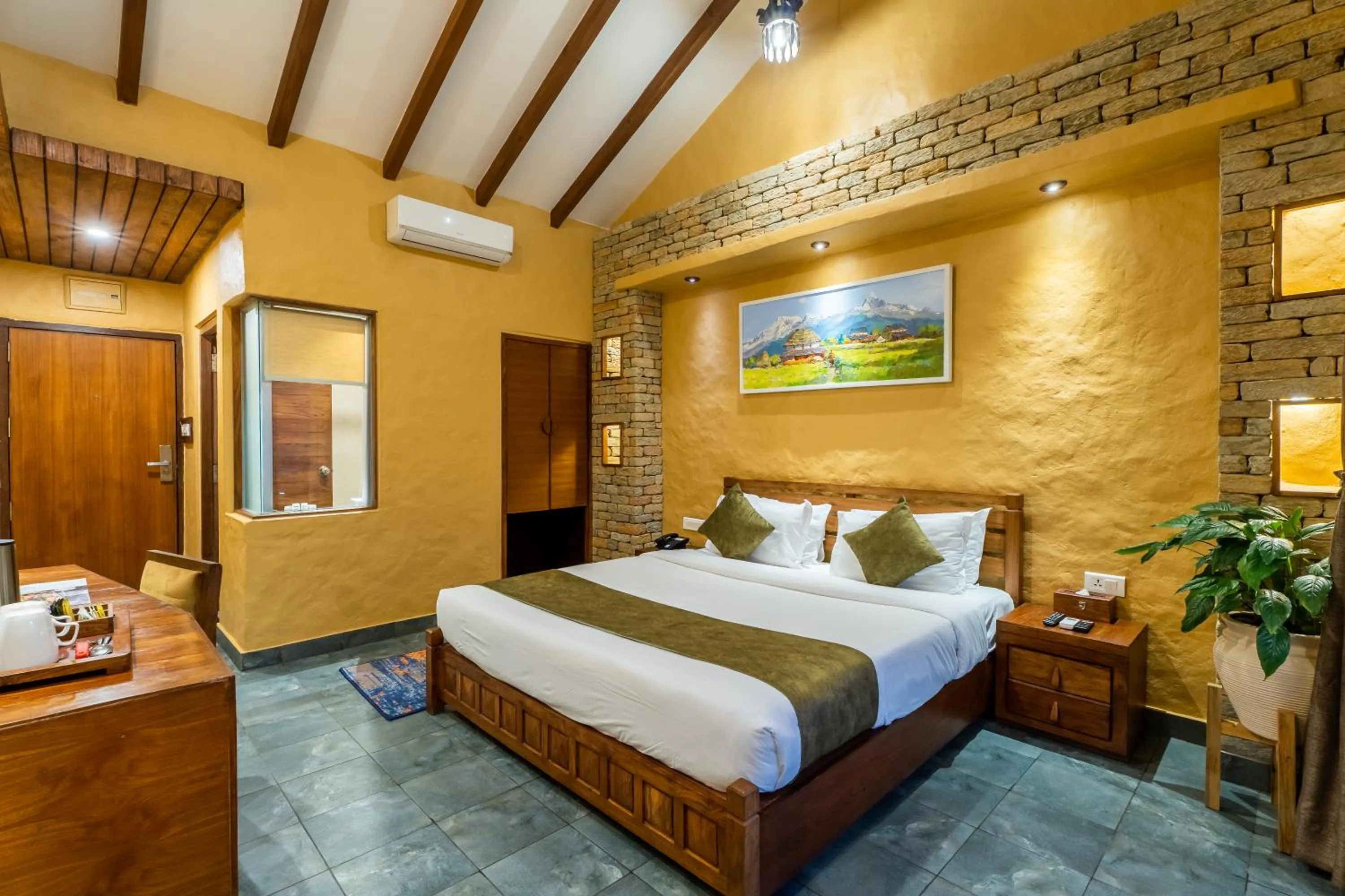 Bedroom, Bed in Bar Peepal Resort