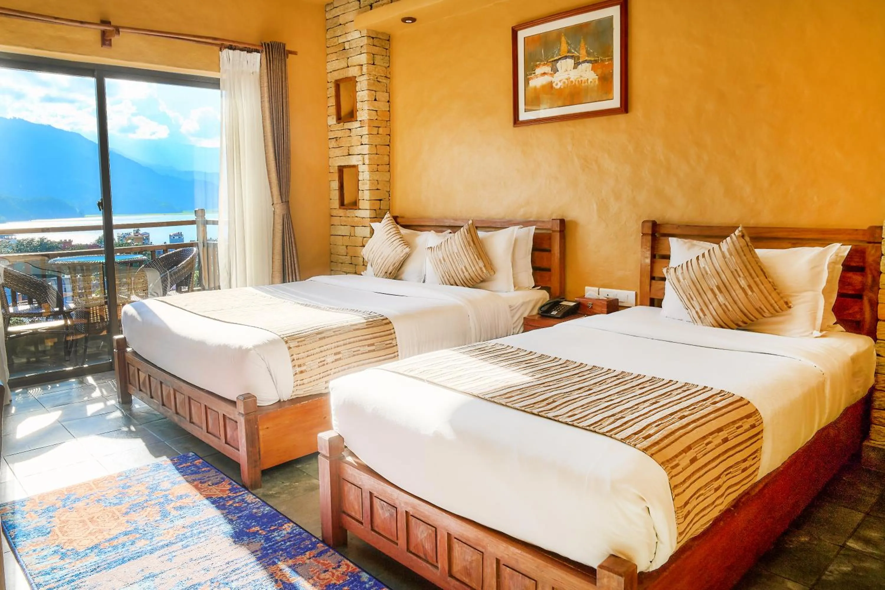 Bedroom, Bed in Bar Peepal Resort