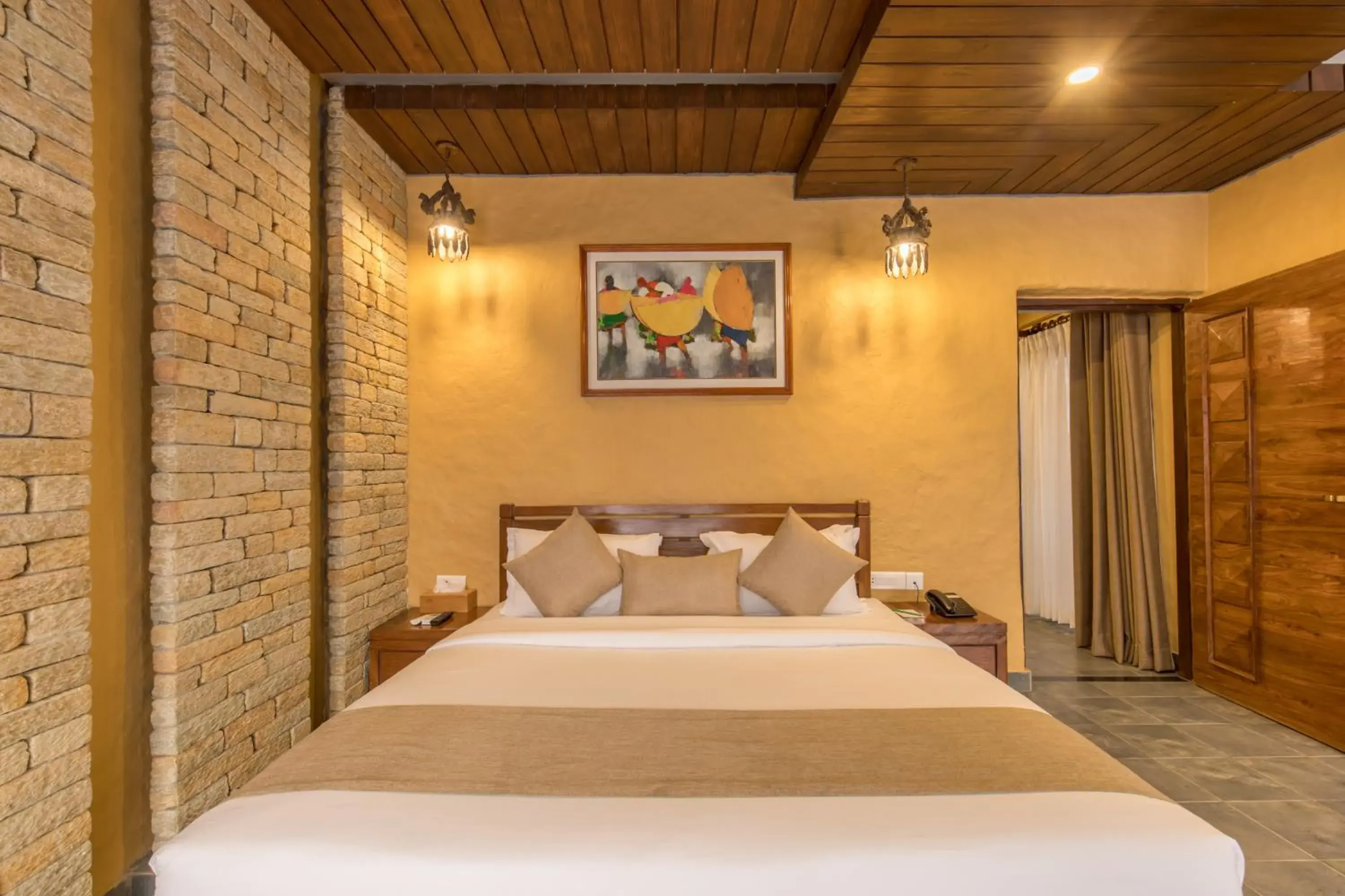 Bedroom, Bed in Bar Peepal Resort Bedroom, Bed in Bar Peepal Resort
