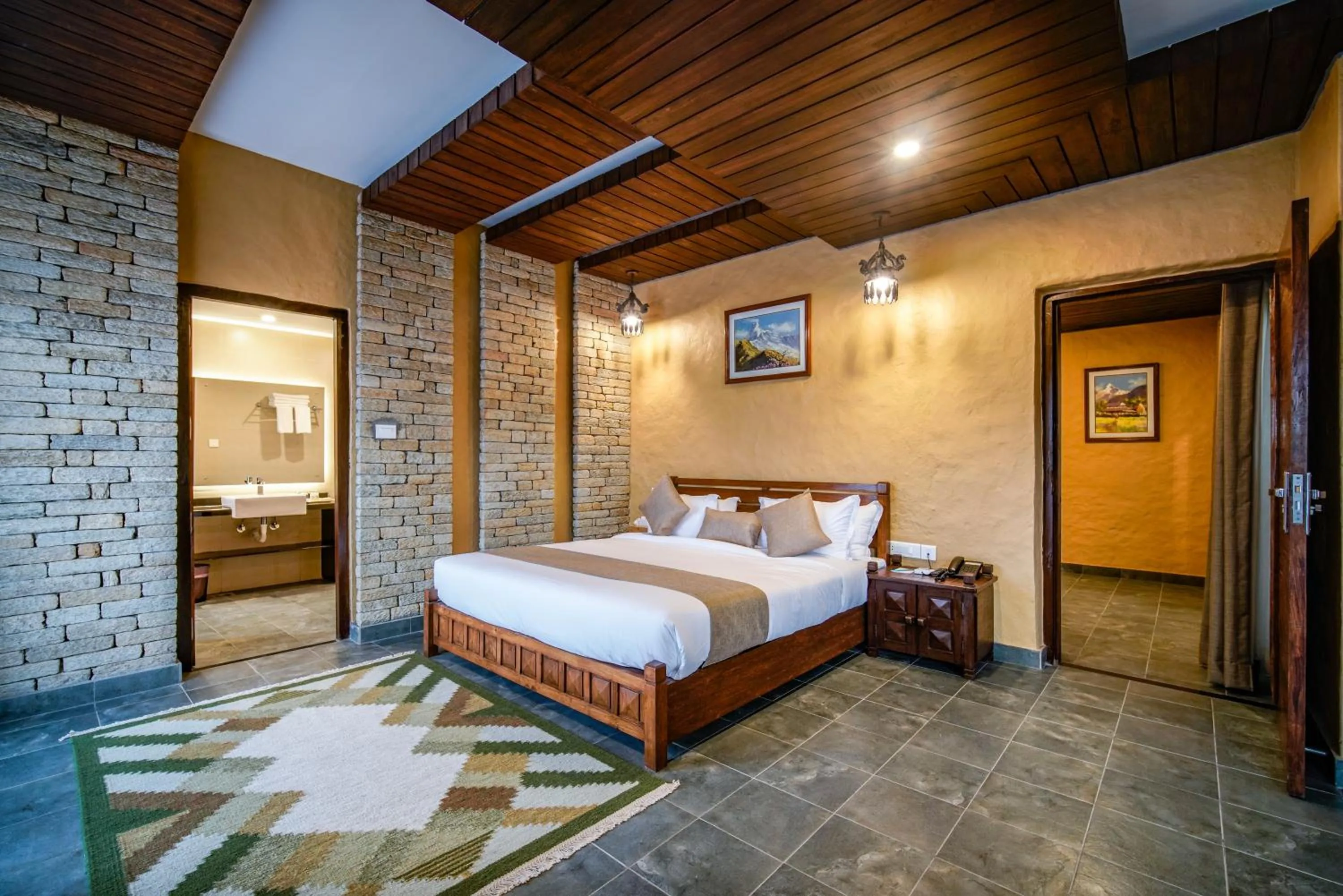 Bedroom, Bed in Bar Peepal Resort