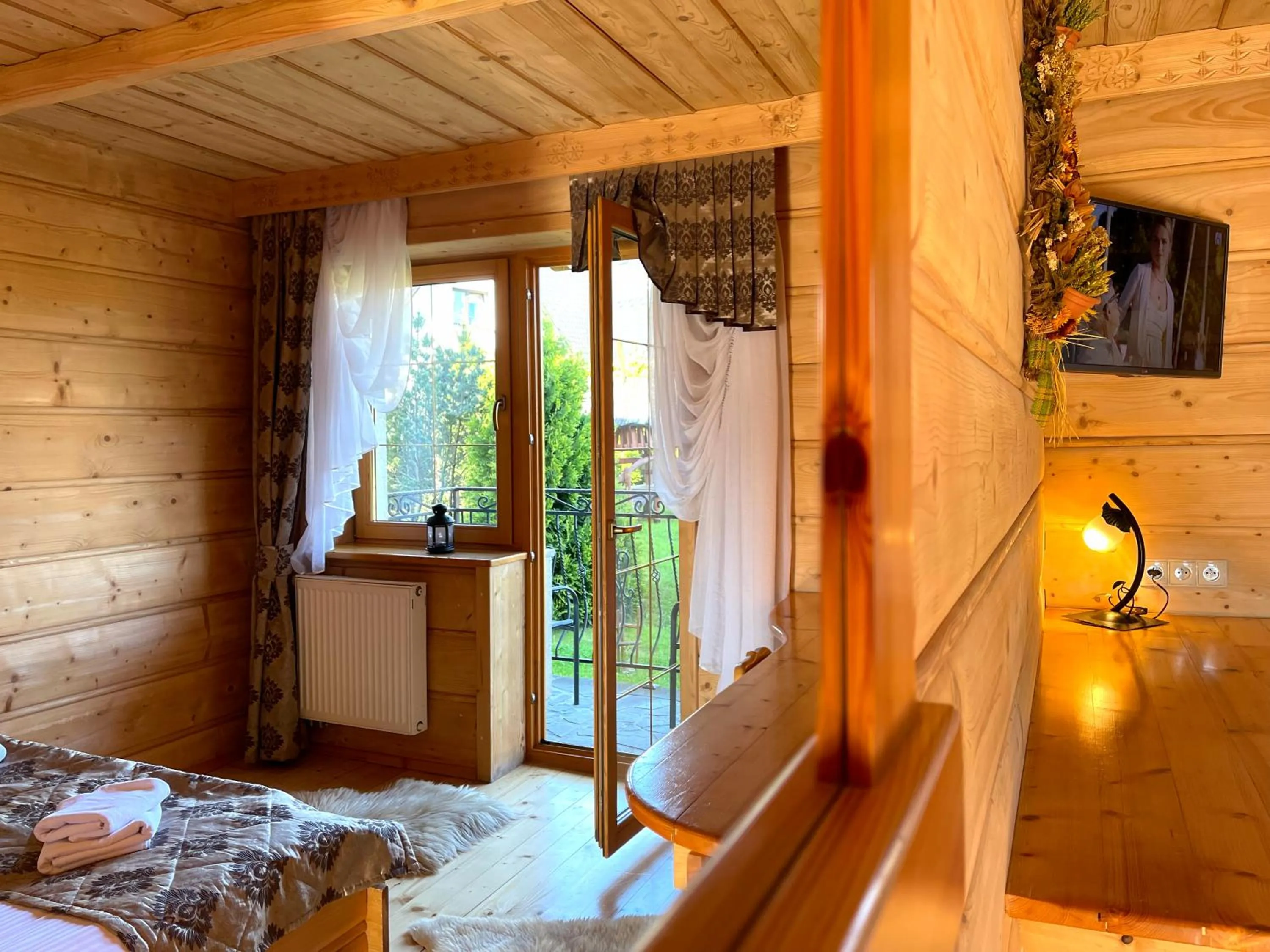 View (from property/room), Bed in Pensjonat u Ani