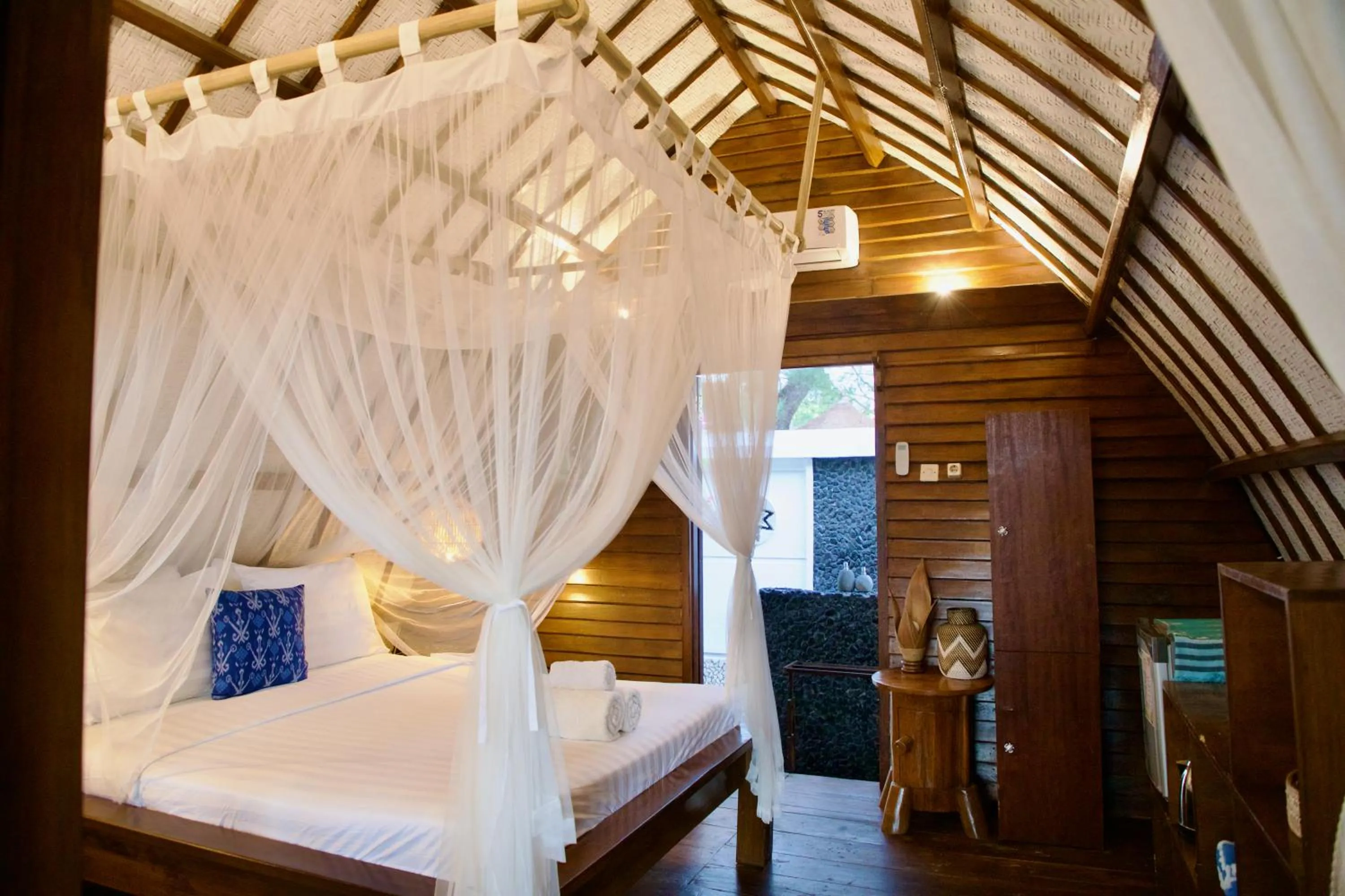 Bed in Villa Sunset Beach