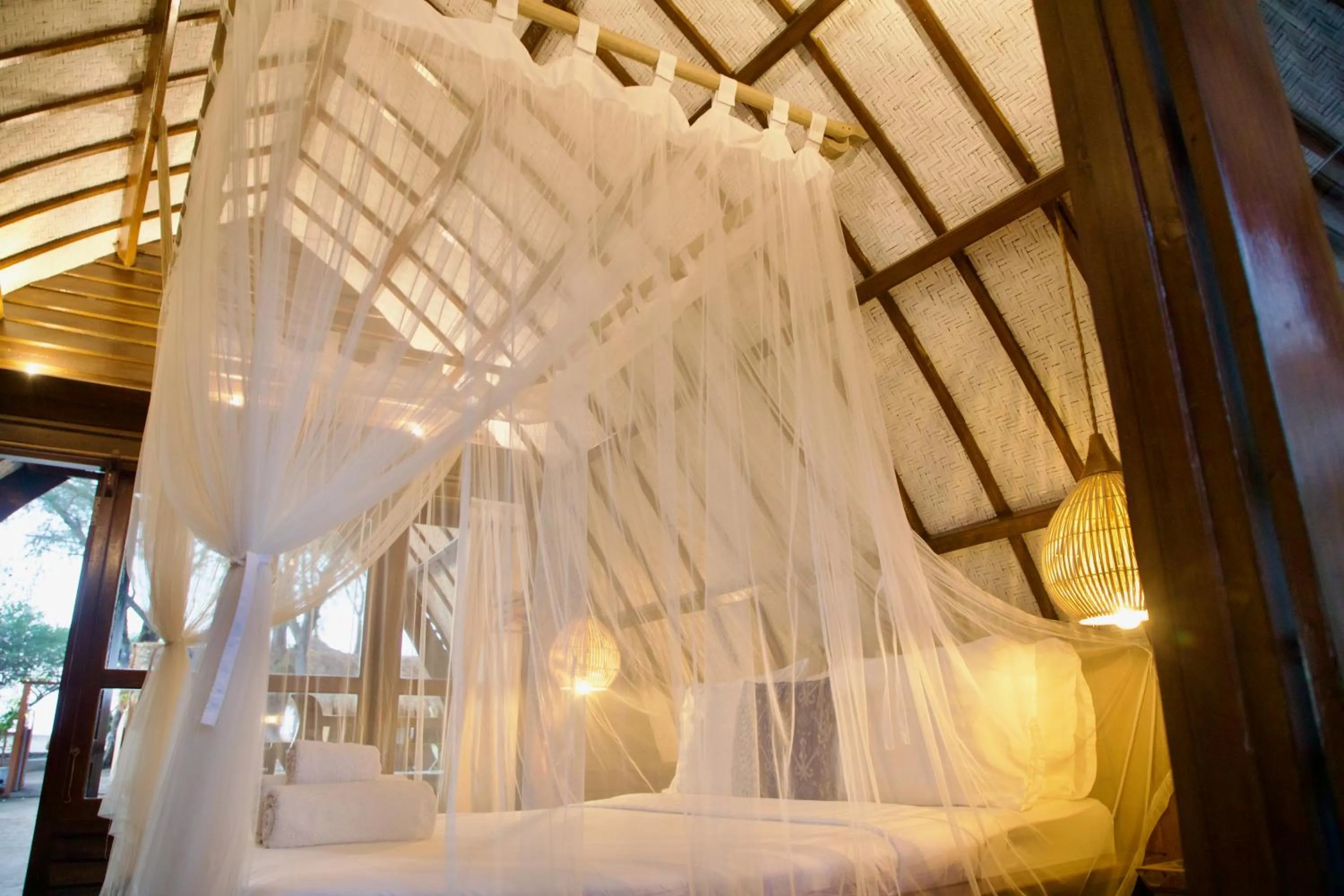 Bed in Villa Sunset Beach