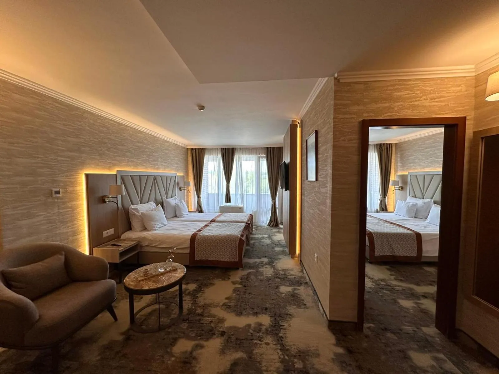 Bed in Hissar Spa Hotel