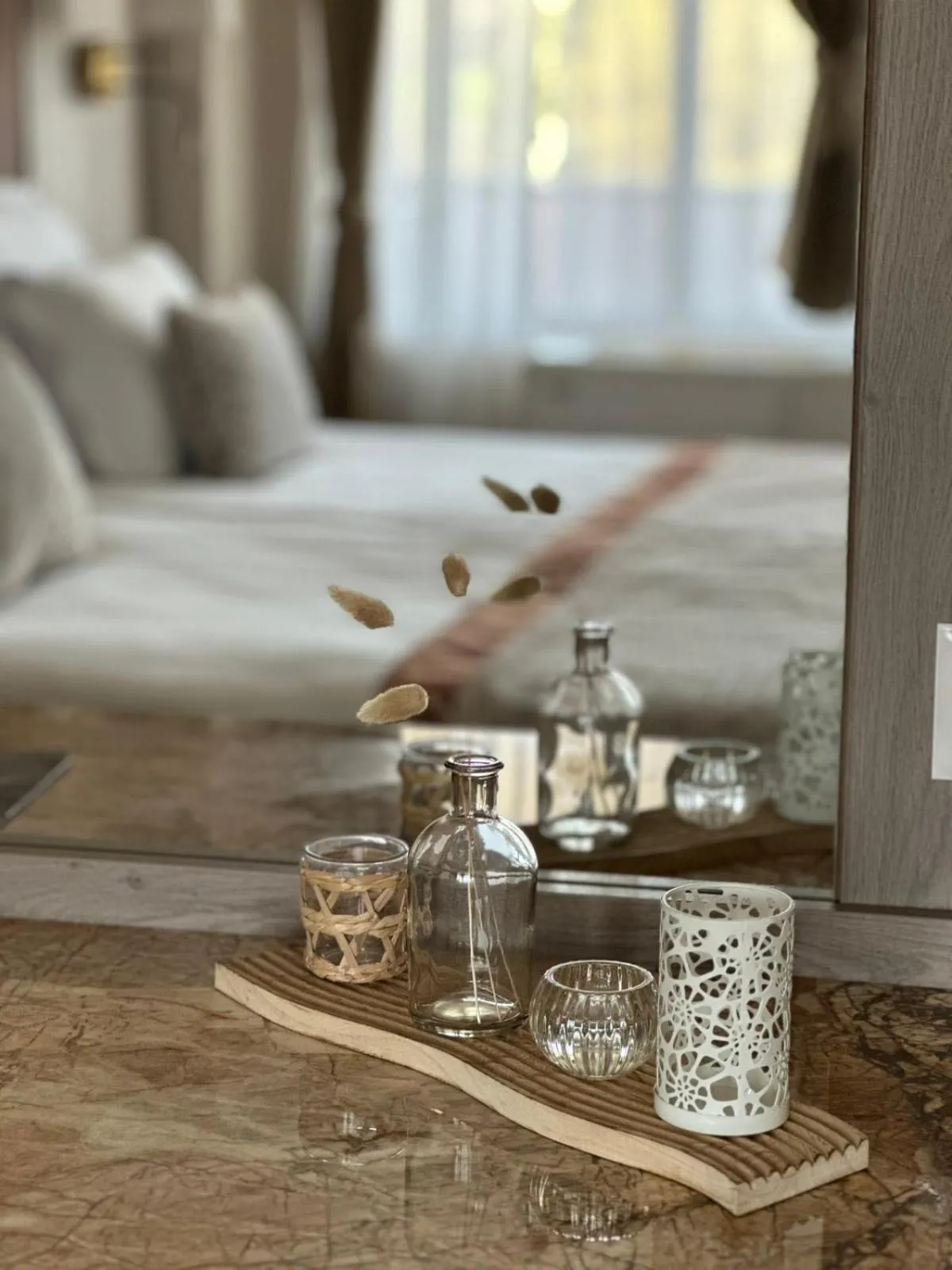 Bed in Hissar Spa Hotel