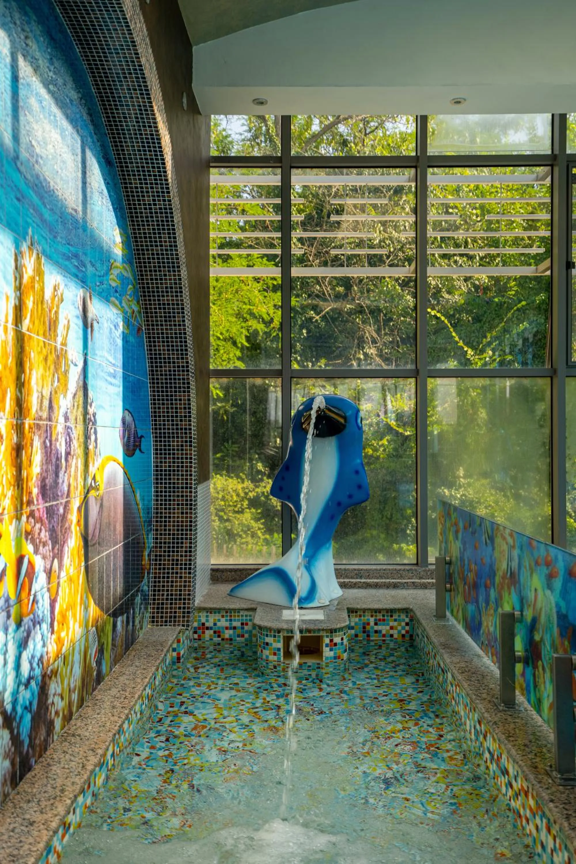 Swimming pool in Hissar Spa Hotel