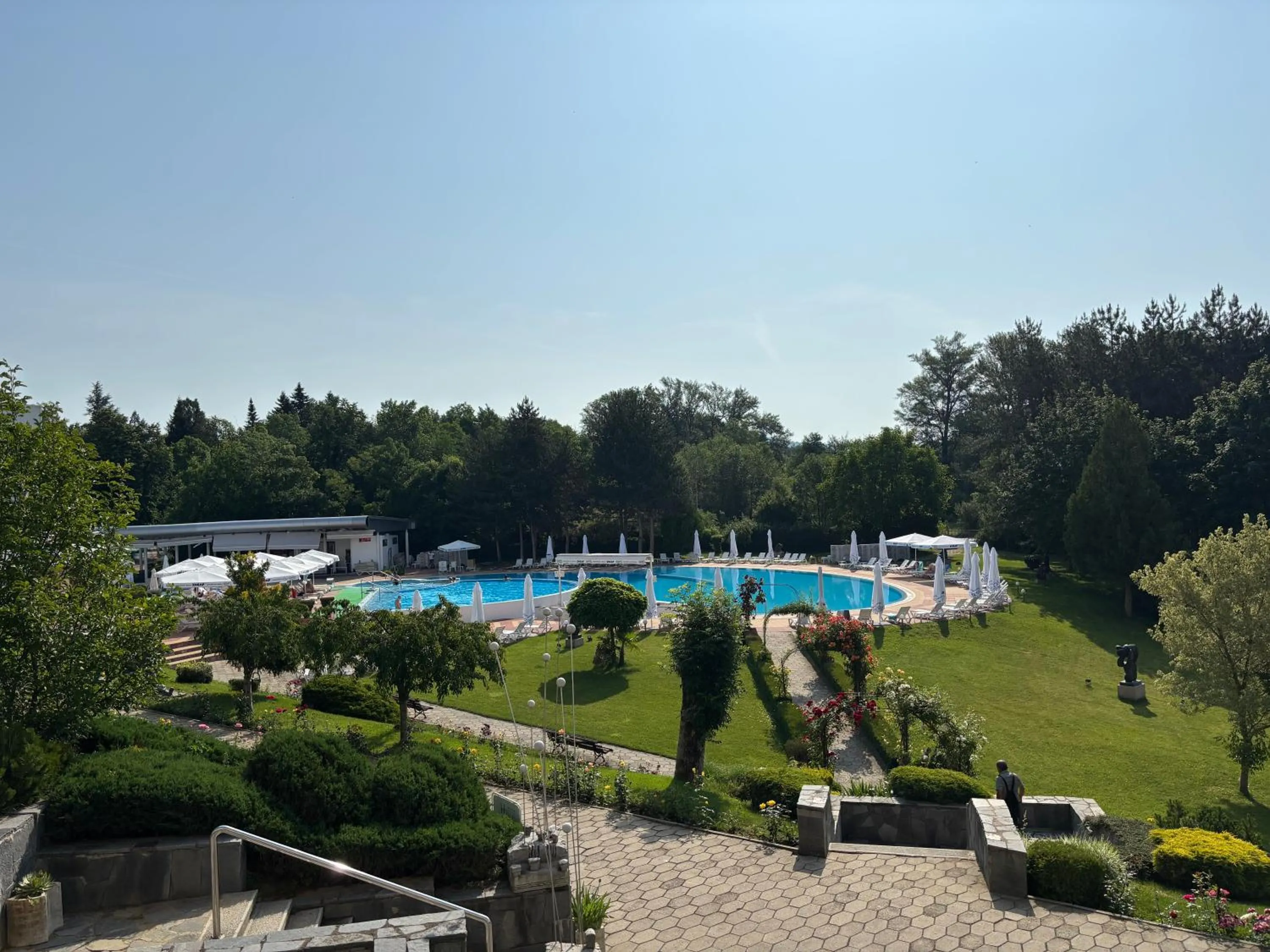 Garden in Hissar Spa Hotel