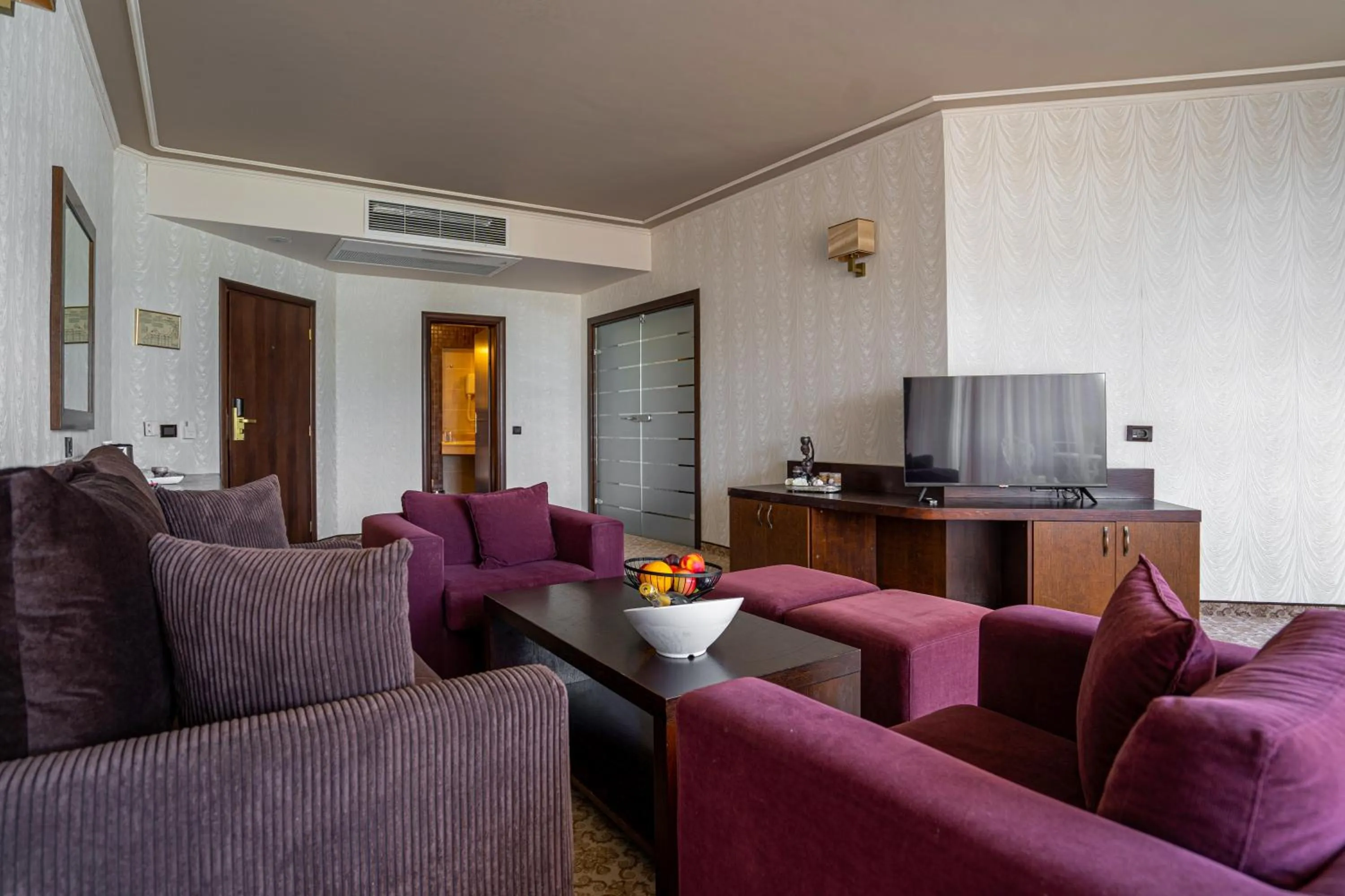 Communal lounge/ TV room in Hissar Spa Hotel