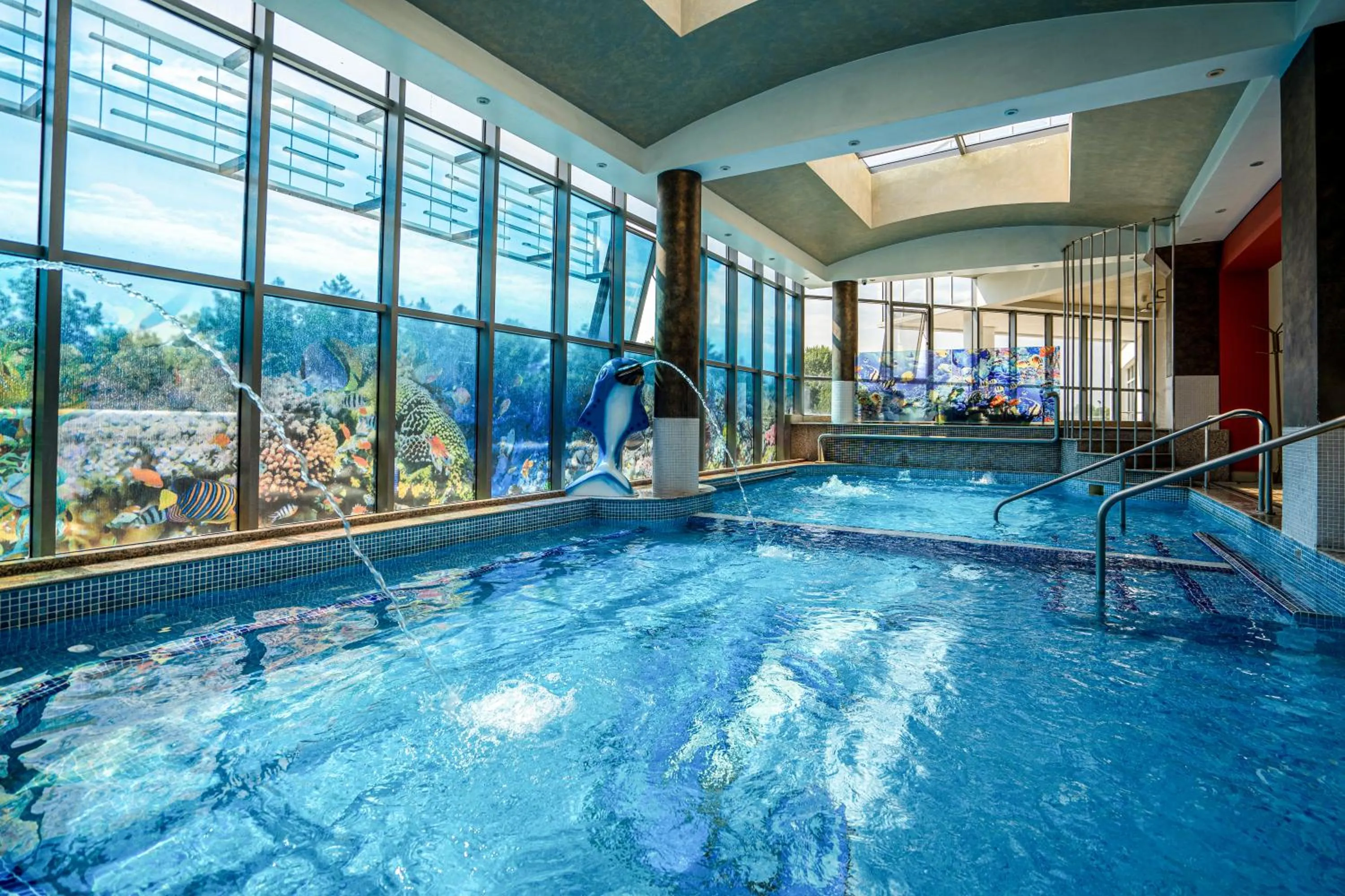 Swimming pool in Hissar Spa Hotel