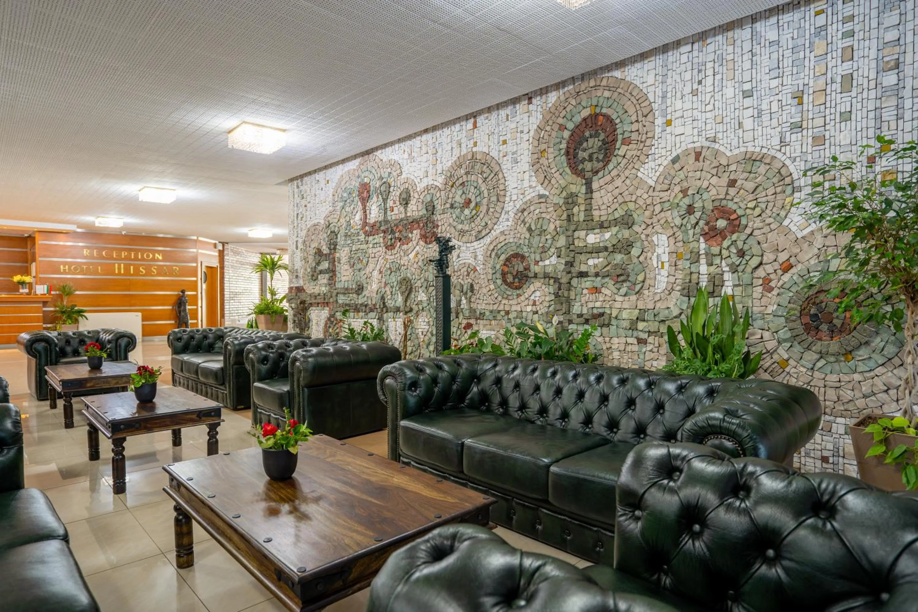 Lobby or reception in Hissar Spa Hotel