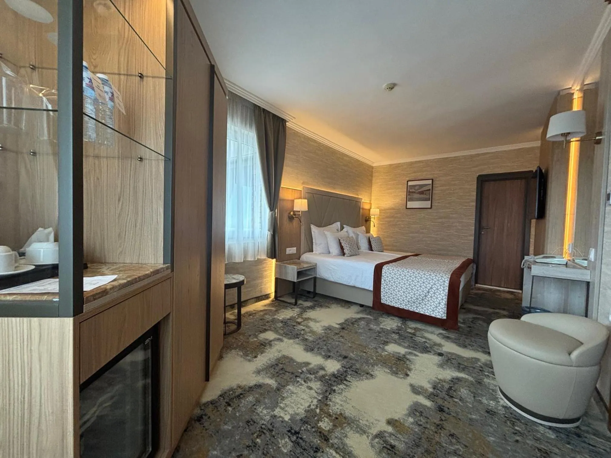 Bed in Hissar Spa Hotel