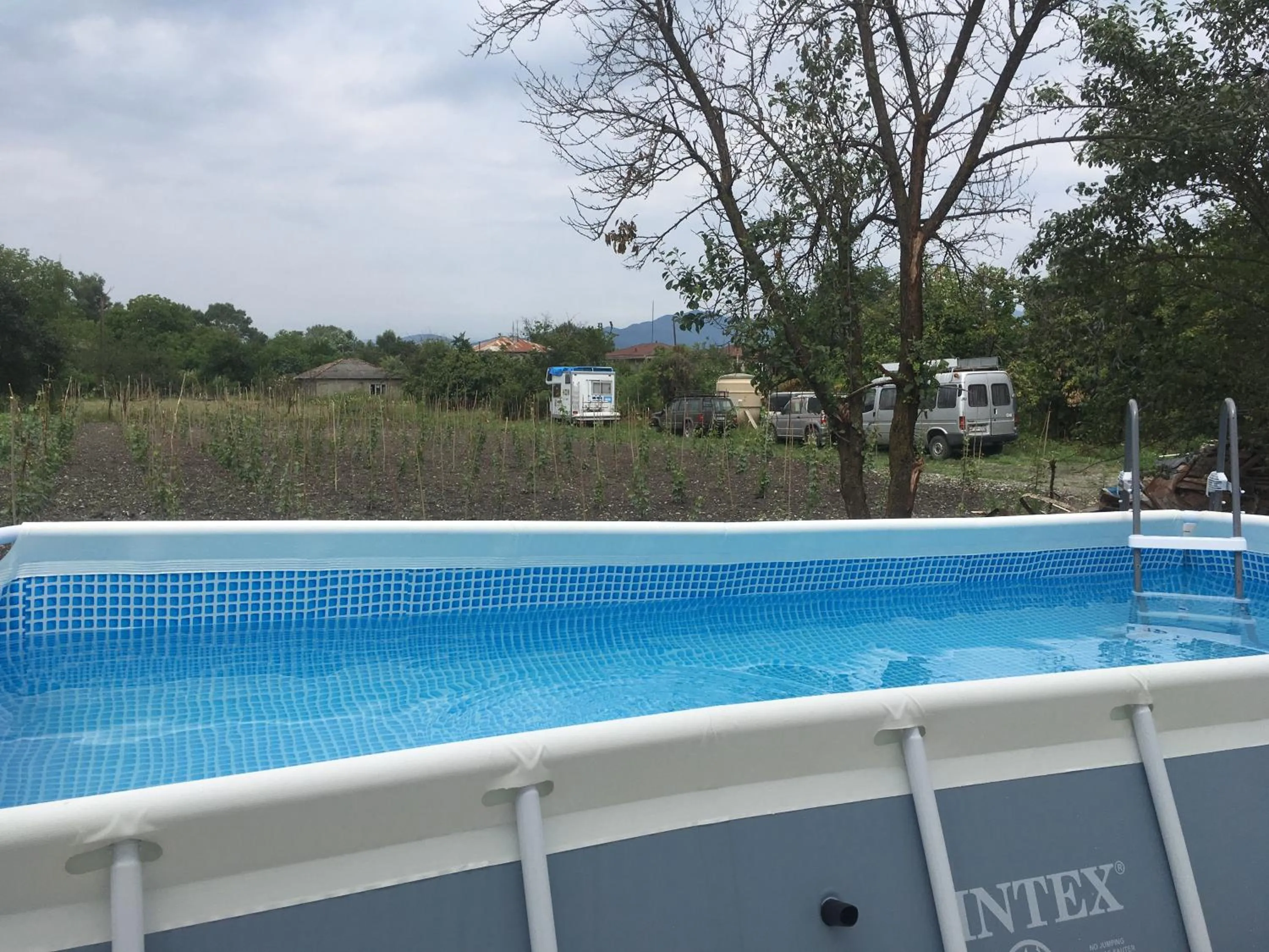 Swimming pool in Chateau Napareuli