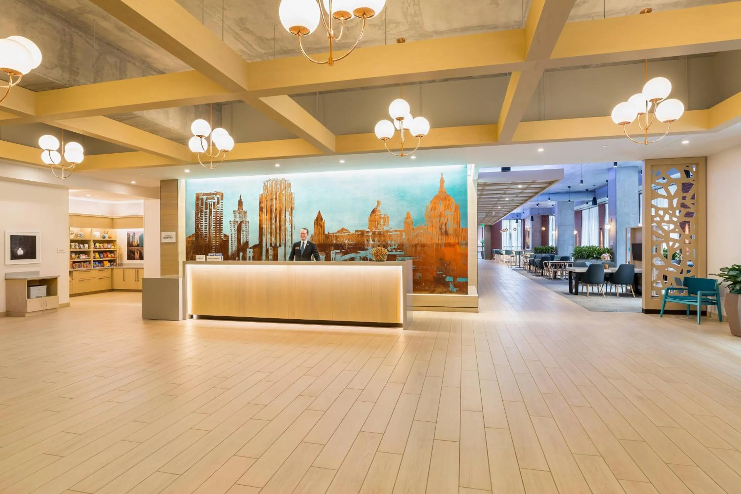 Lobby or reception in SpringHill Suites St. Paul Downtown