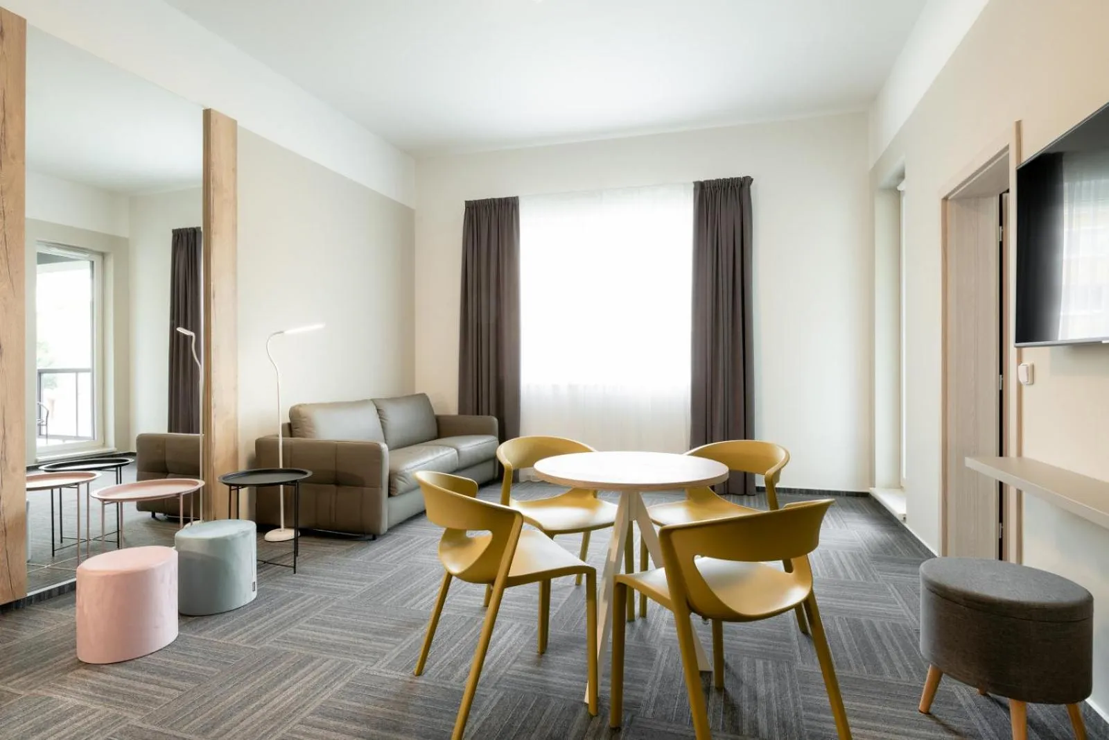 Living room in SLADOVNA Apartments