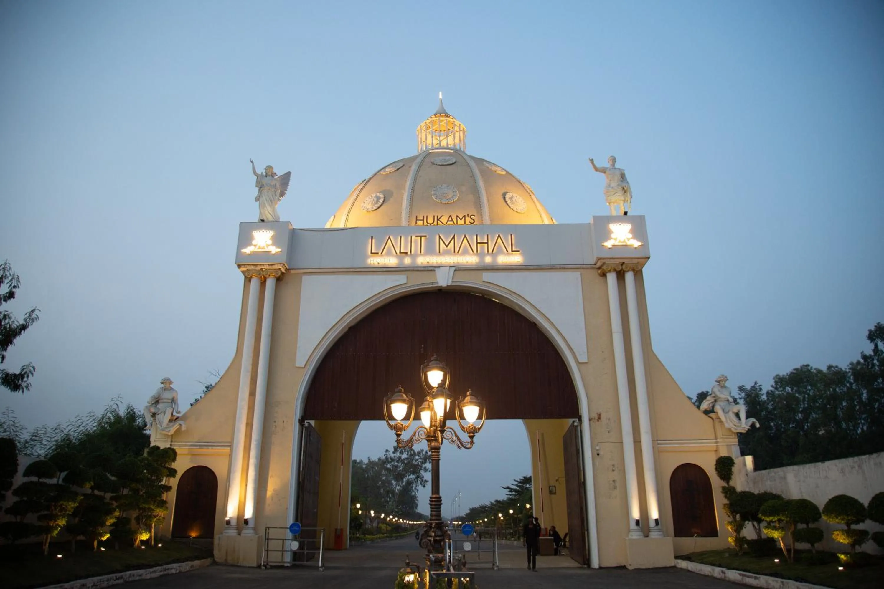Facade/entrance in Hukam's Lalit Mahal - Hotel Convention Club