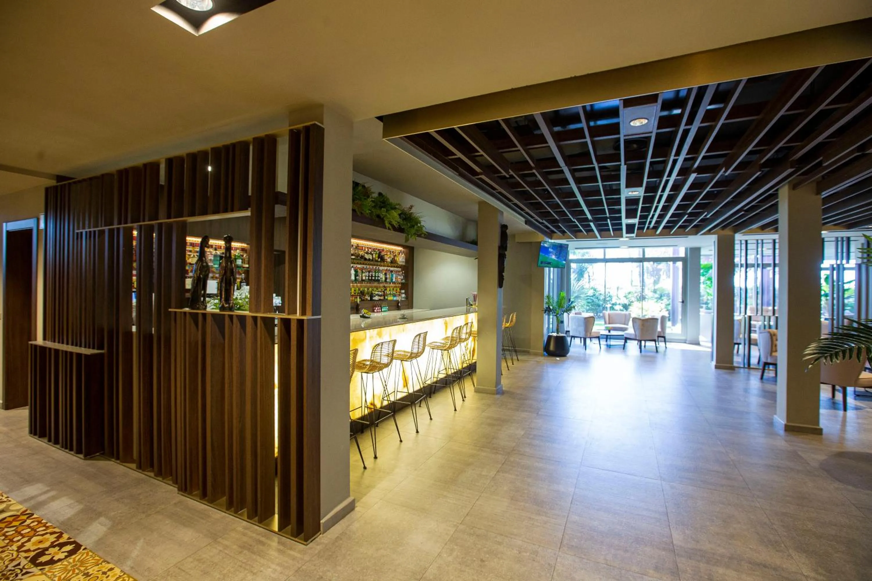 Lounge or bar in Panafrica Hotel Boutique & Spa