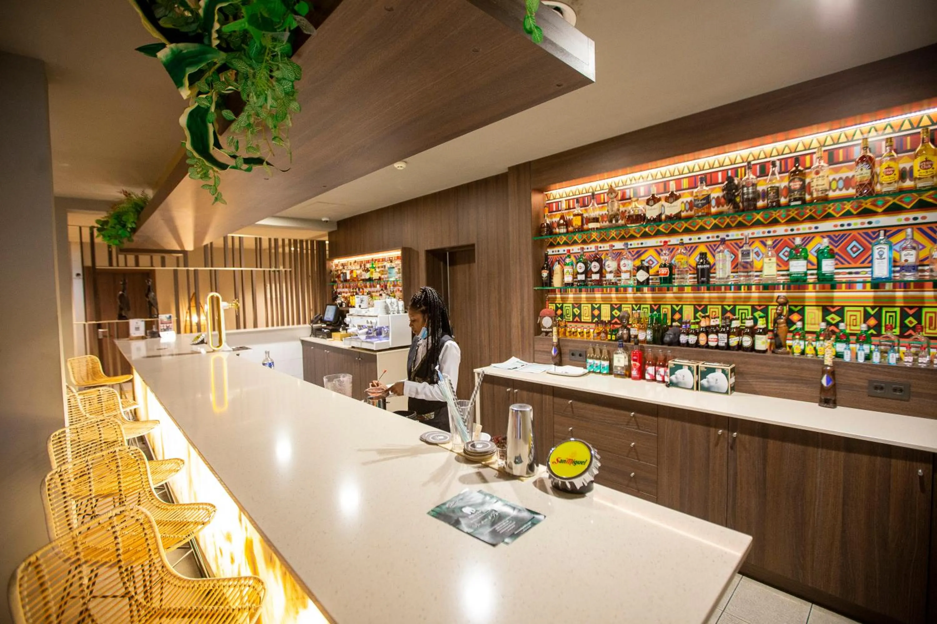 Lounge or bar in Panafrica Hotel Boutique & Spa