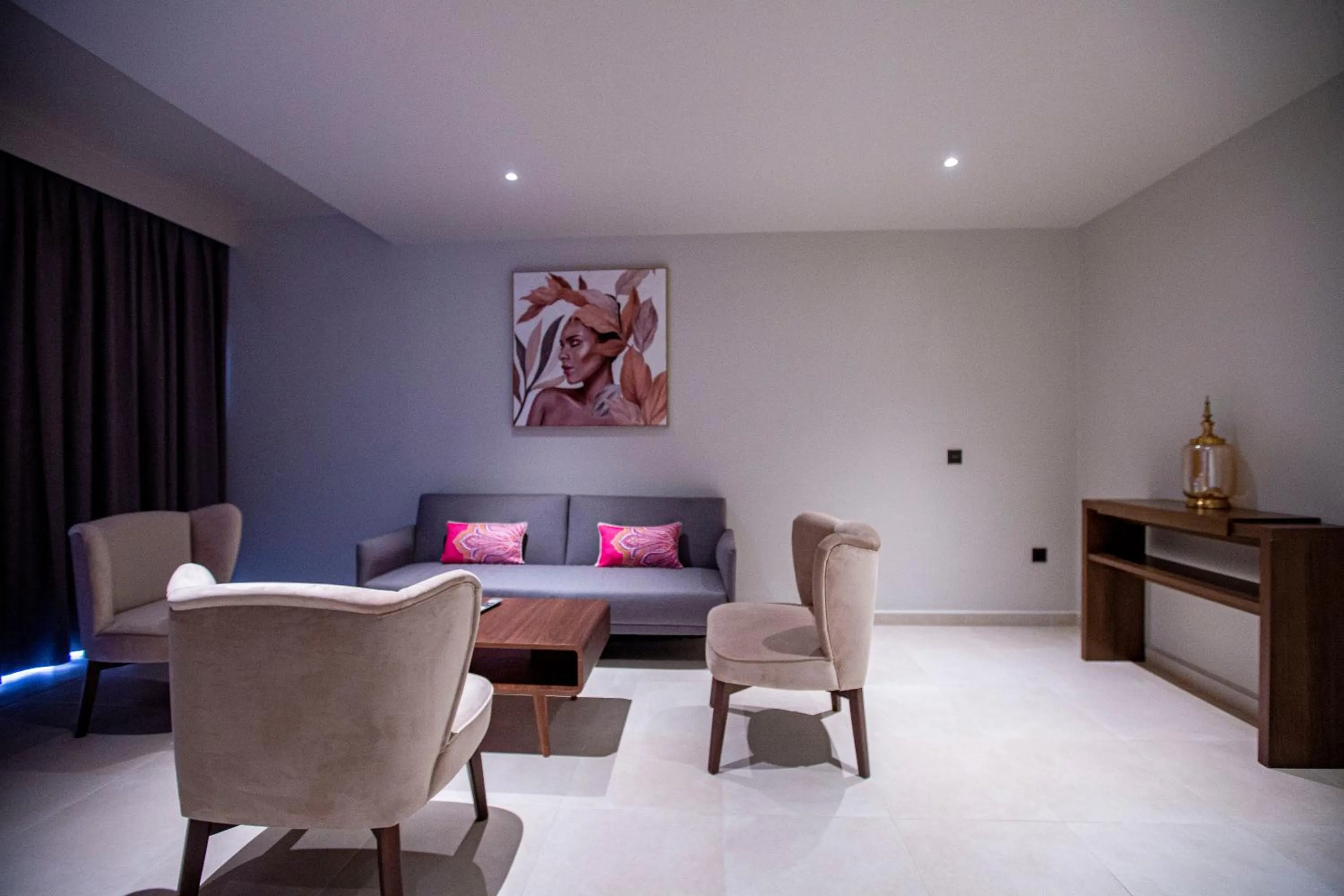 Living room in Panafrica Hotel Boutique & Spa