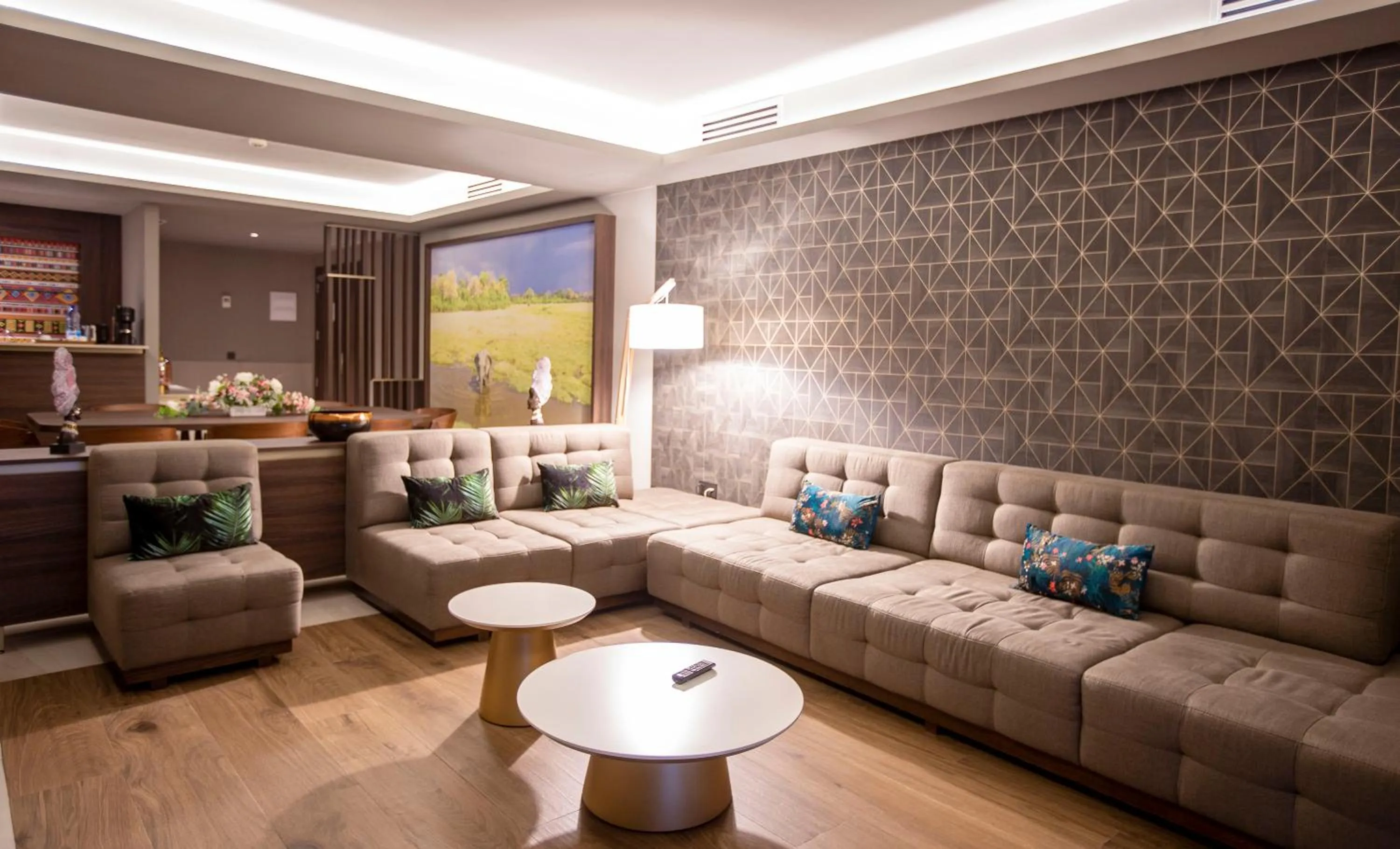 Living room in Panafrica Hotel Boutique & Spa