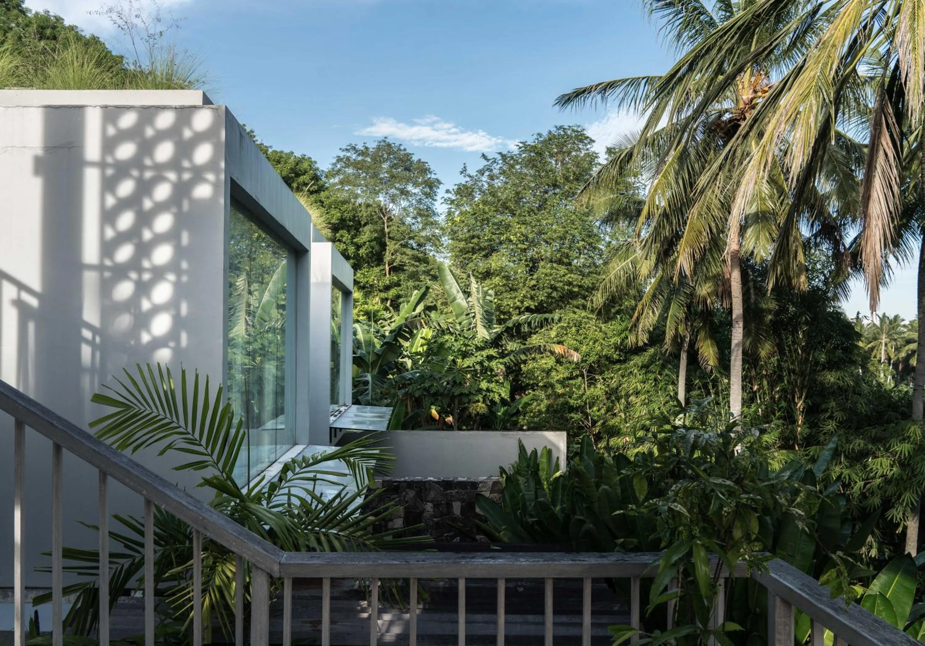 Decorative detail in Svarga Resort Lombok