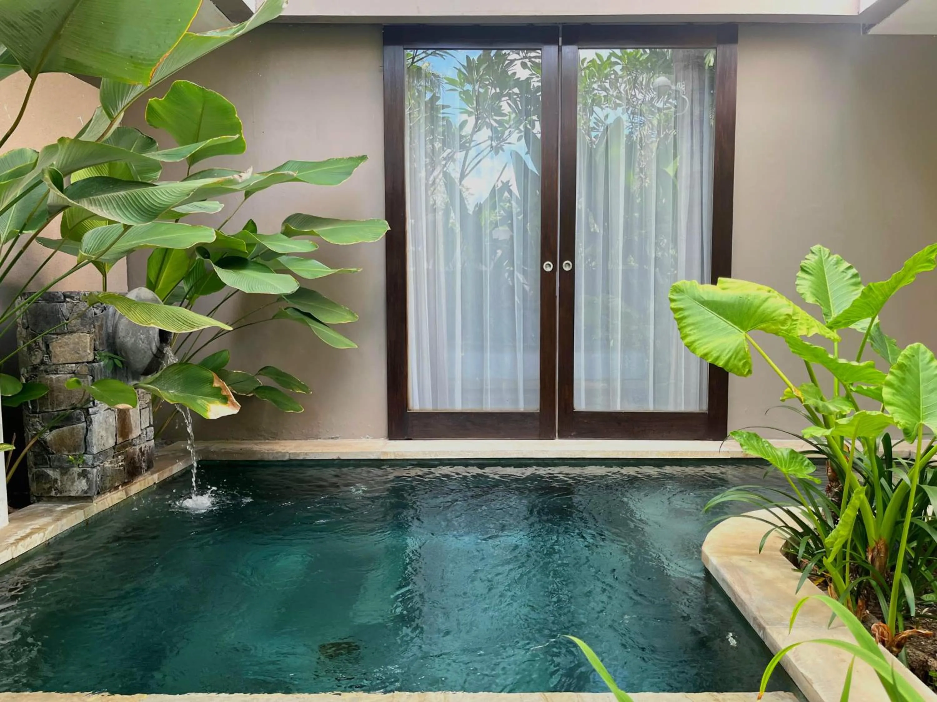 Swimming pool in Svarga Resort Lombok