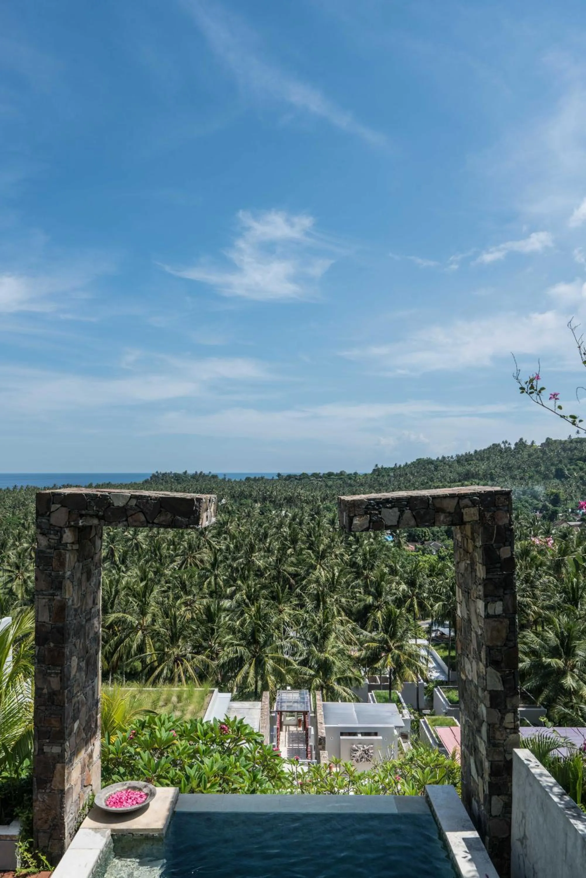 Mountain view in Svarga Resort Lombok