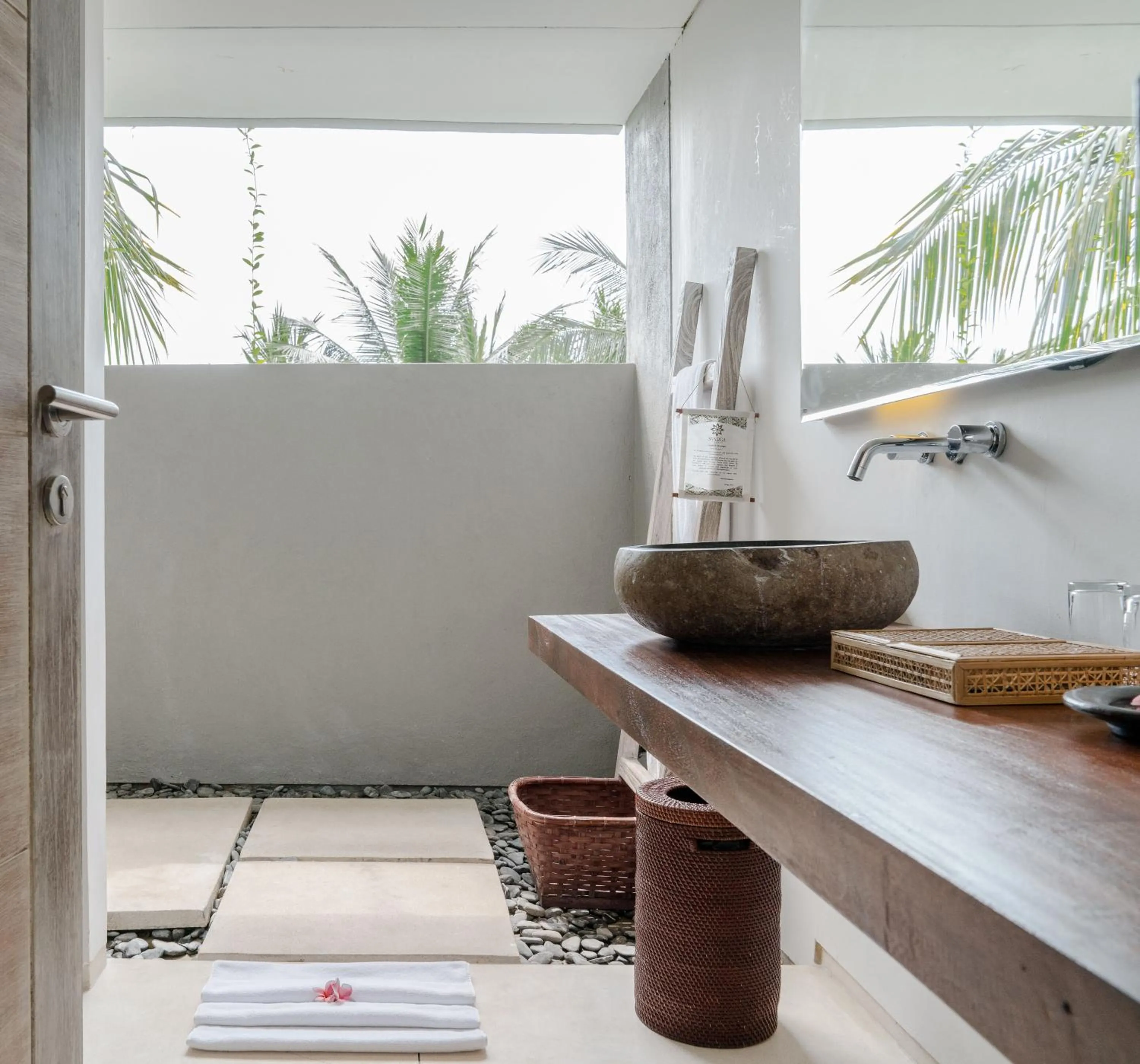 Bathroom in Svarga Resort Lombok