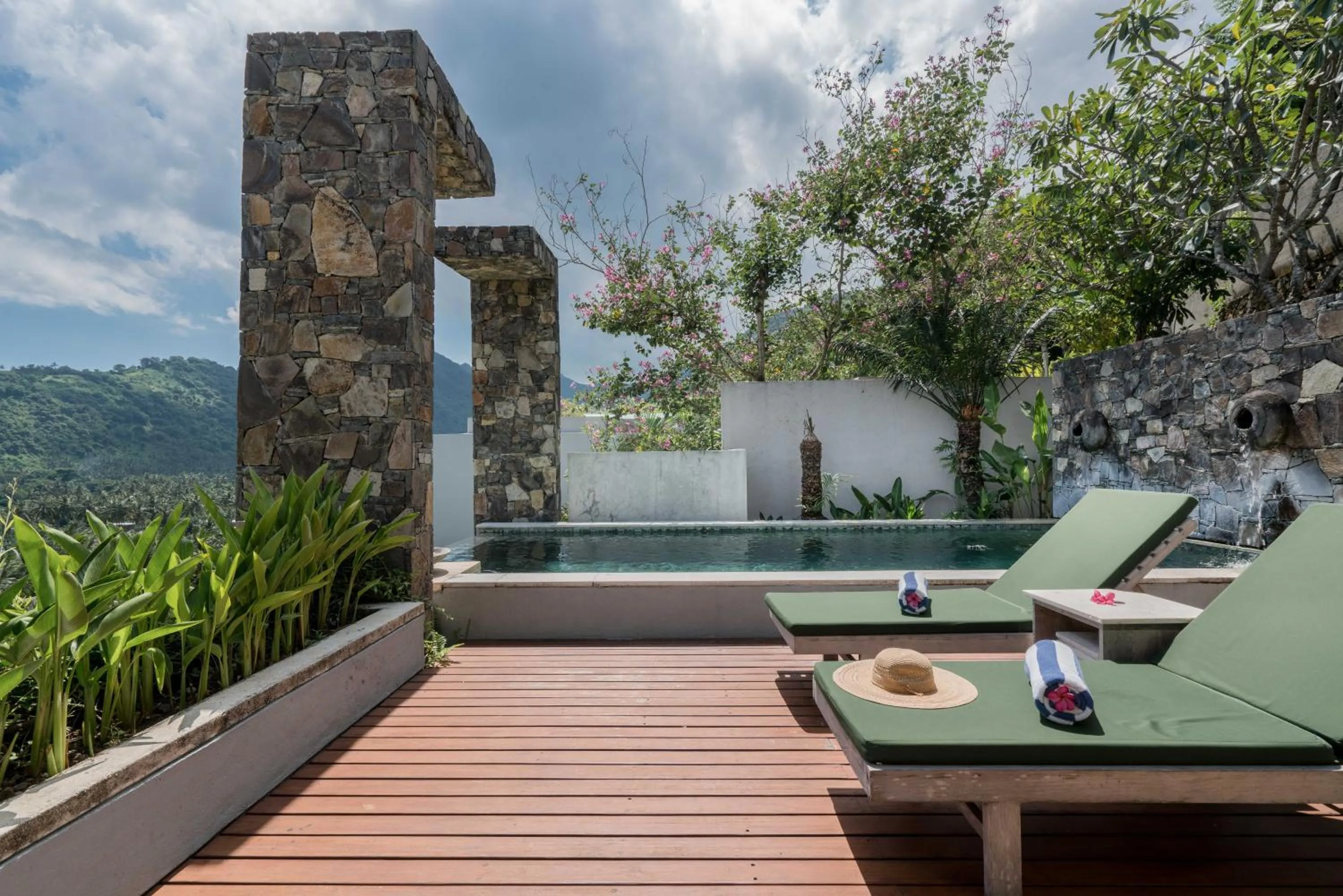Balcony/Terrace in Svarga Resort Lombok