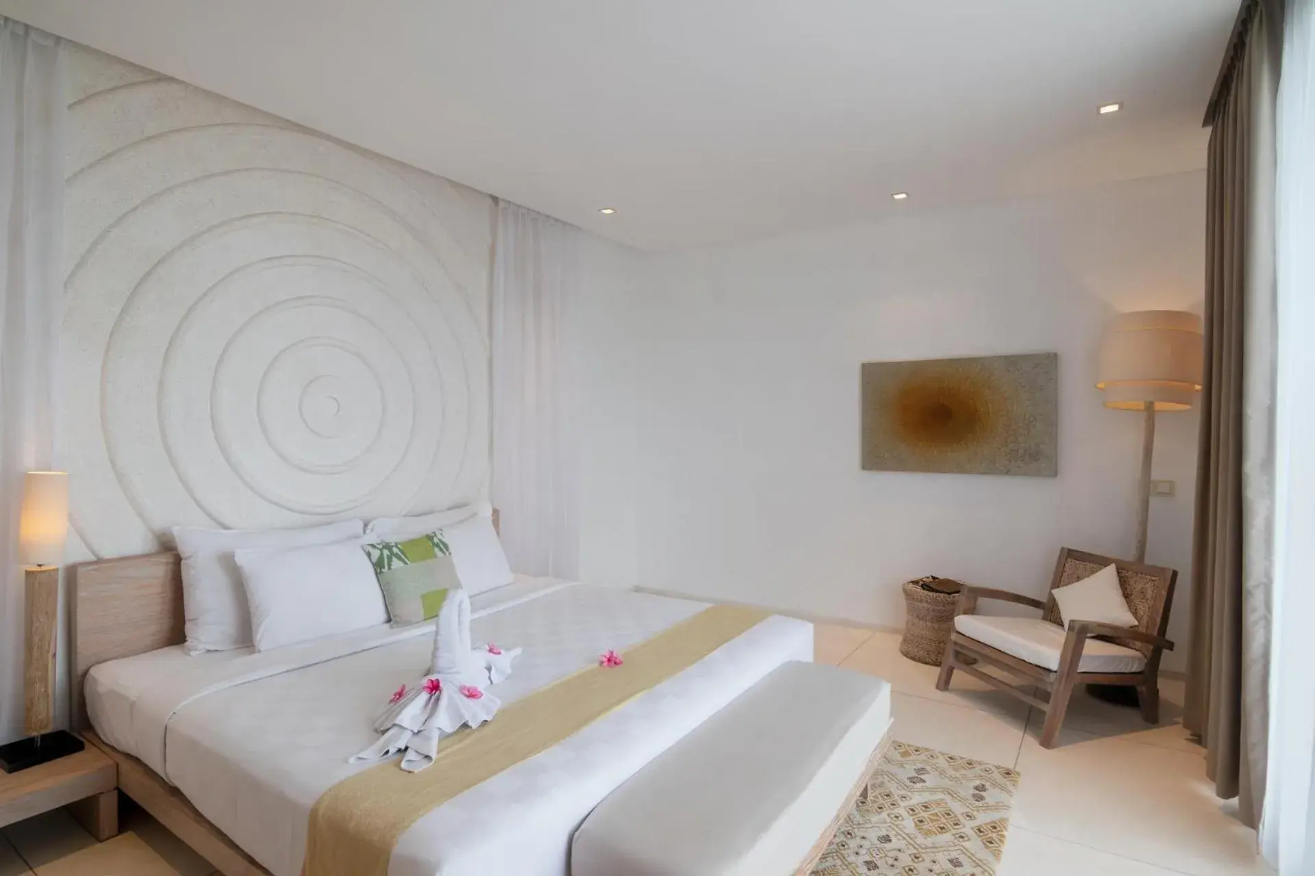 Communal lounge/ TV room, Bed in Svarga Resort Lombok Communal lounge/ TV room, Bed in Svarga Resort Lombok