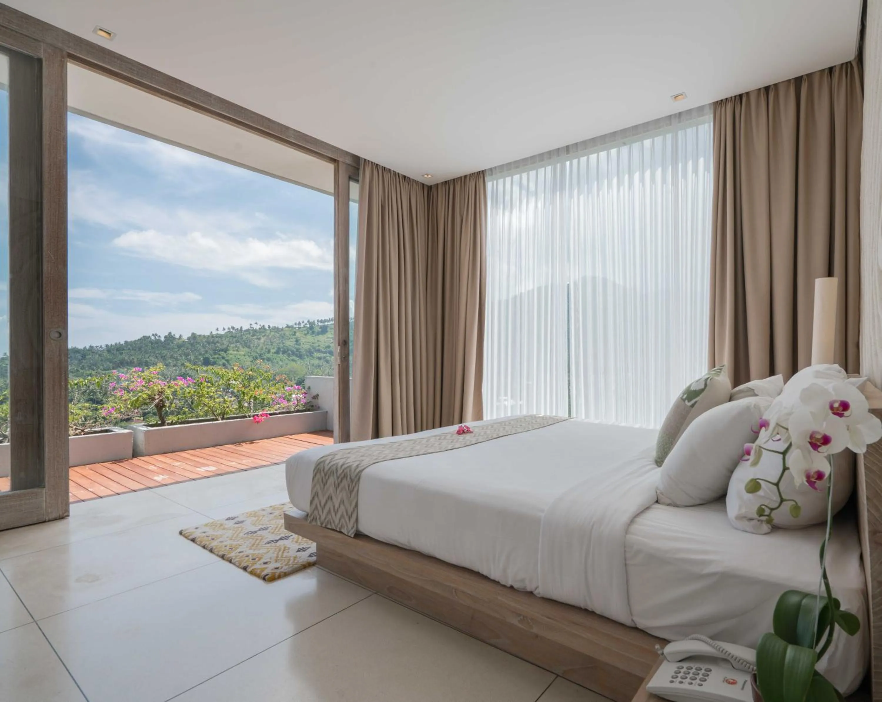 Bedroom, Bed in Svarga Resort Lombok