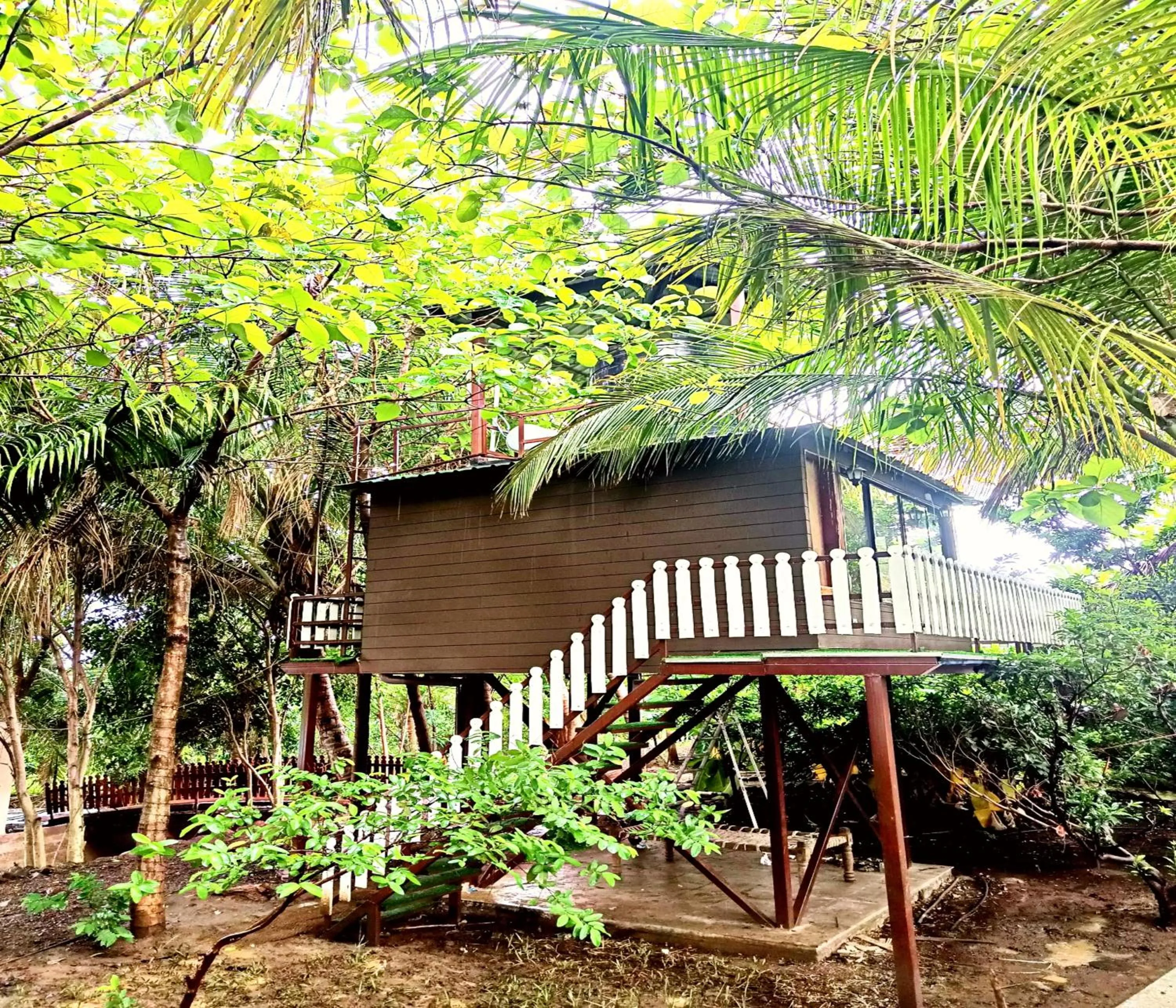 Garden view in Aranyagiri Countryside Resort, Near Pune