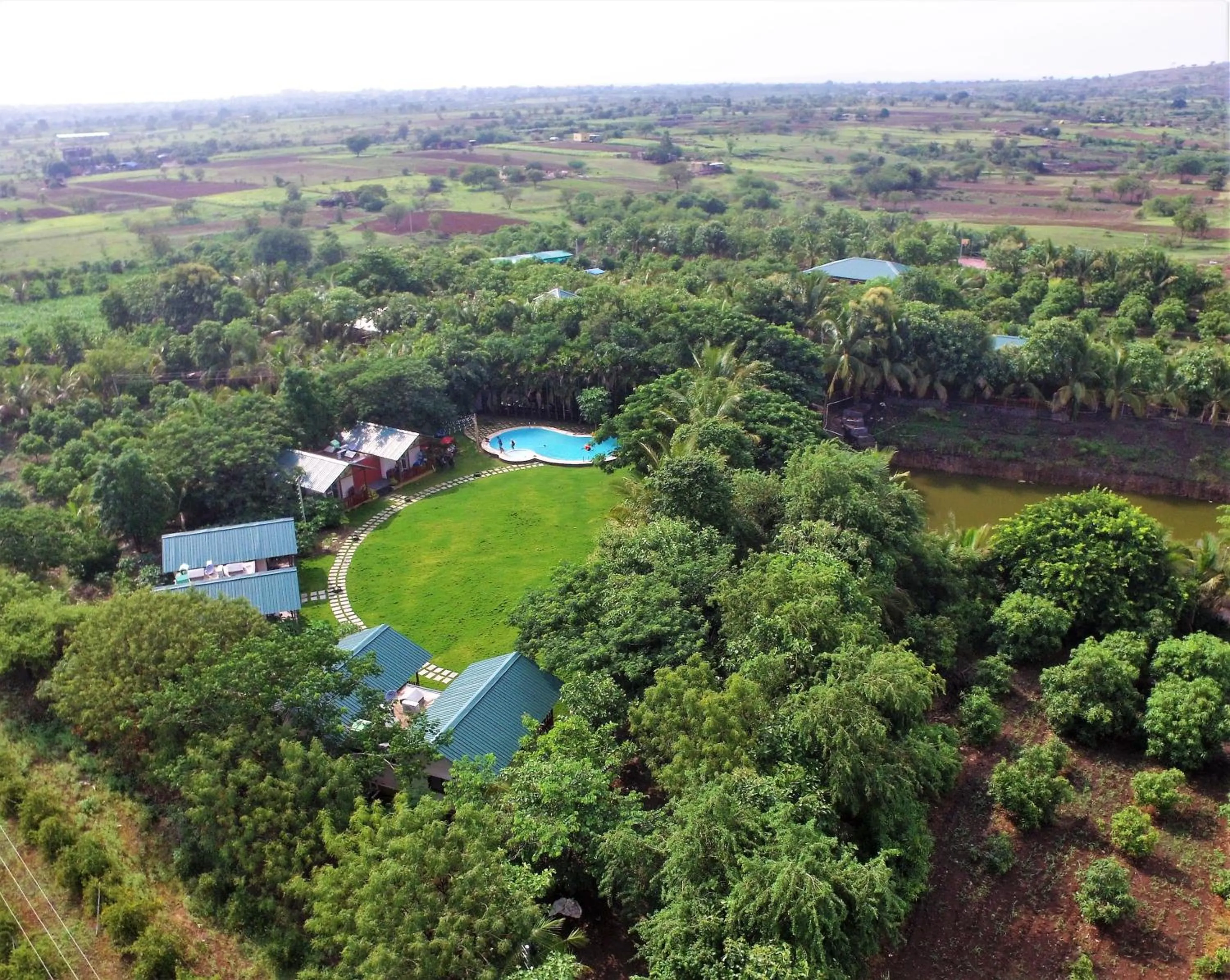 Bird's eye view in Aranyagiri Countryside Resort, Near Pune