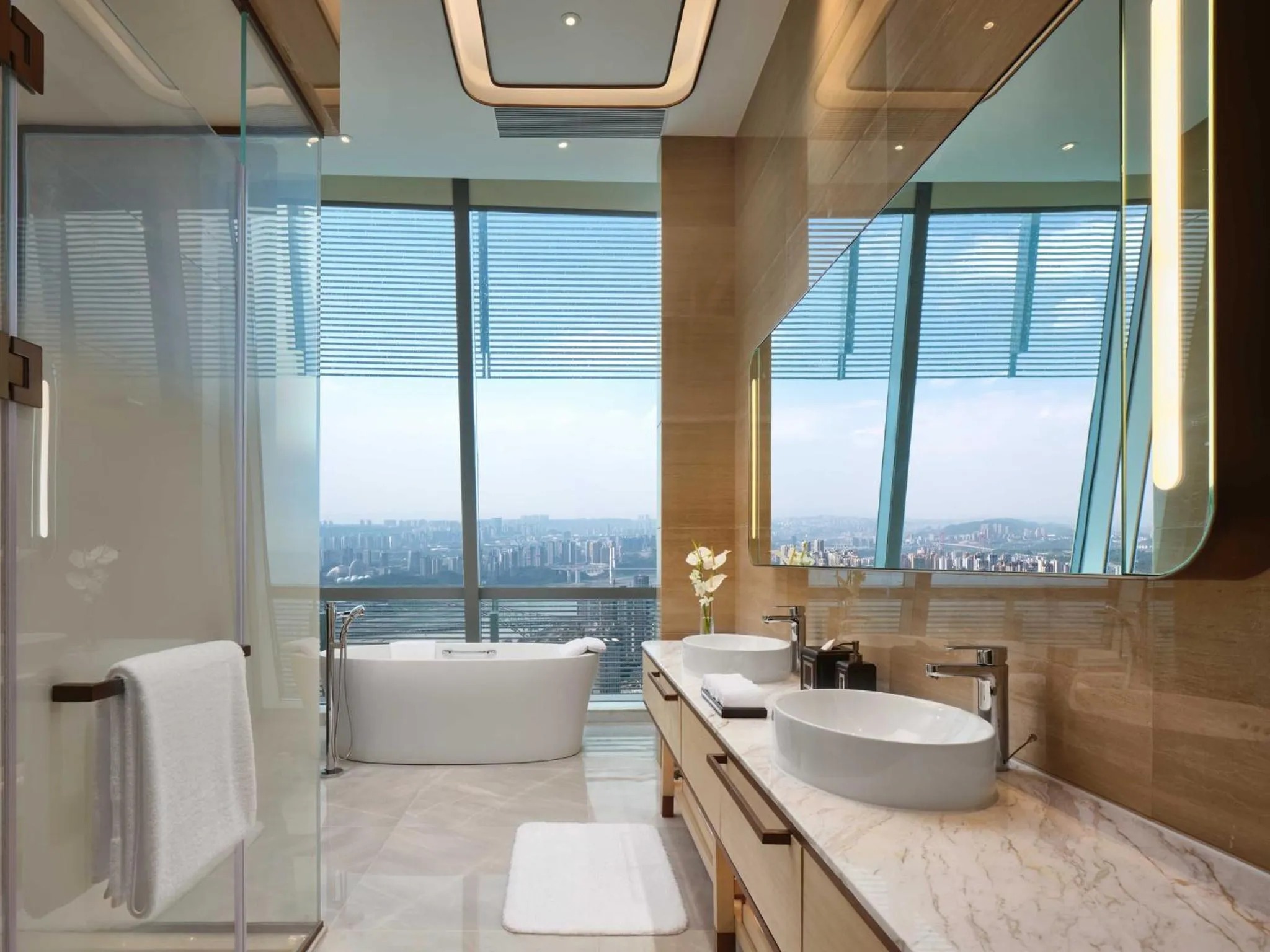 Bedroom in InterContinental Chongqing Raffles City by IHG