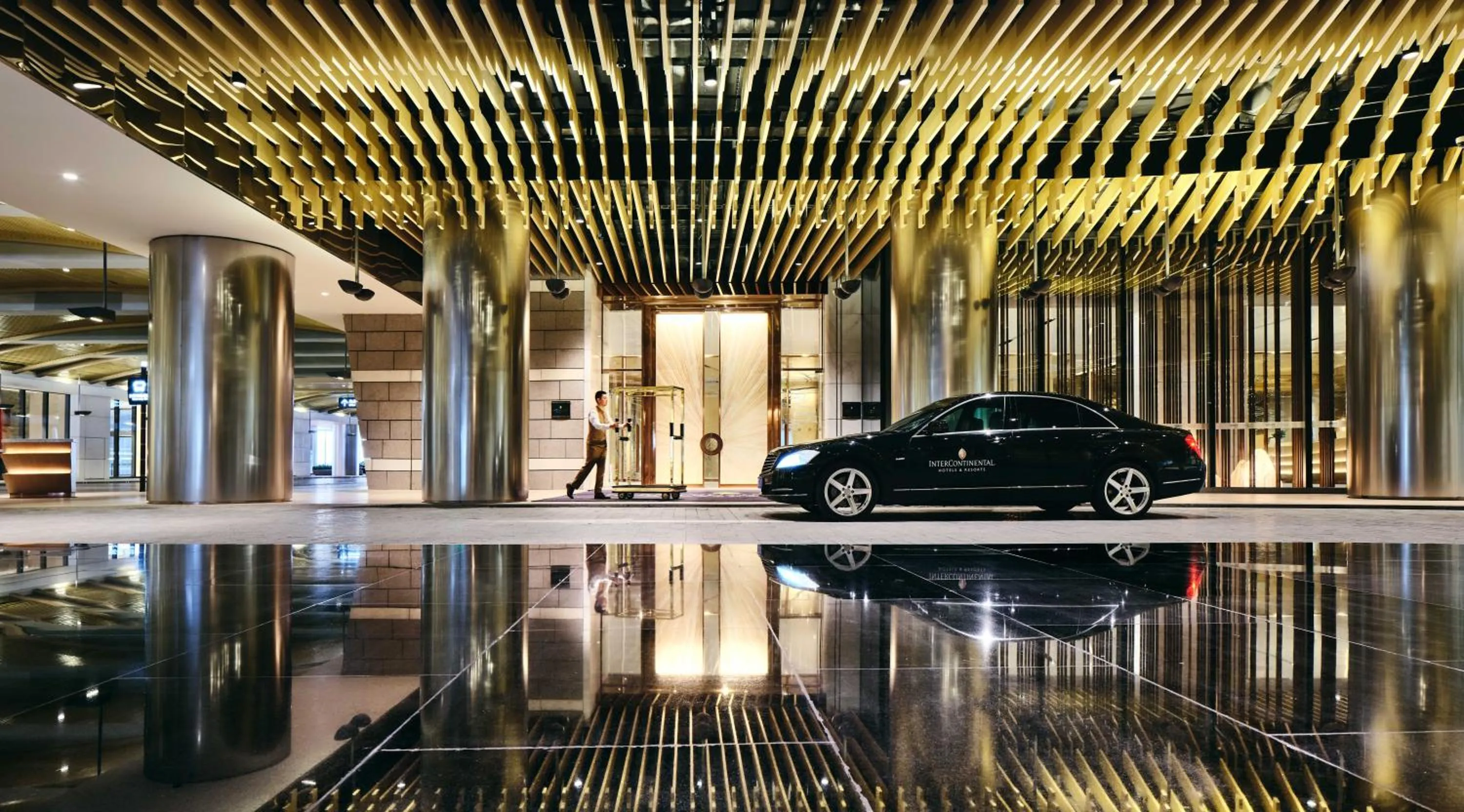 Facade/entrance in InterContinental Chongqing Raffles City by IHG
