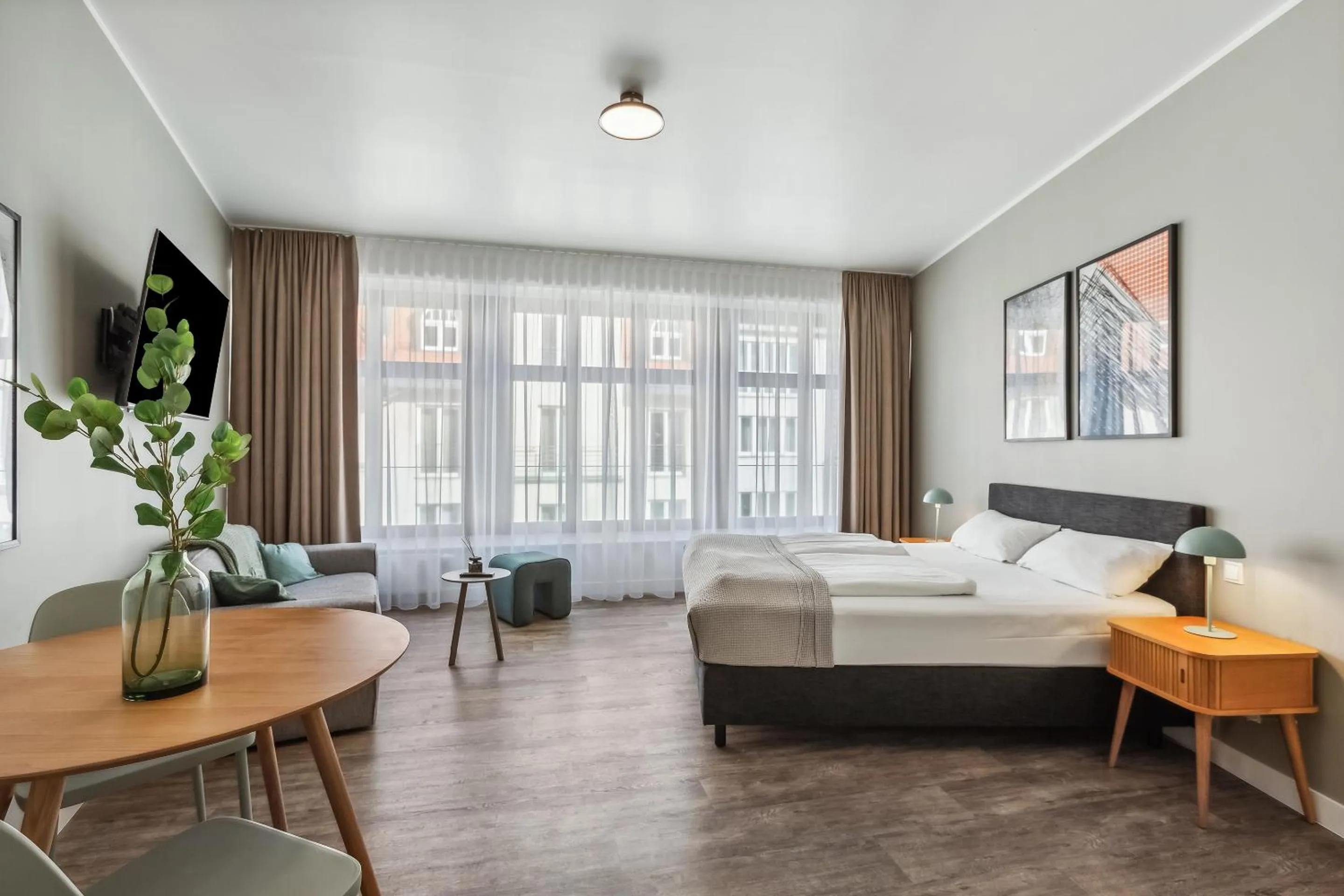 Bed in Limehome Leipzig Am Brühl