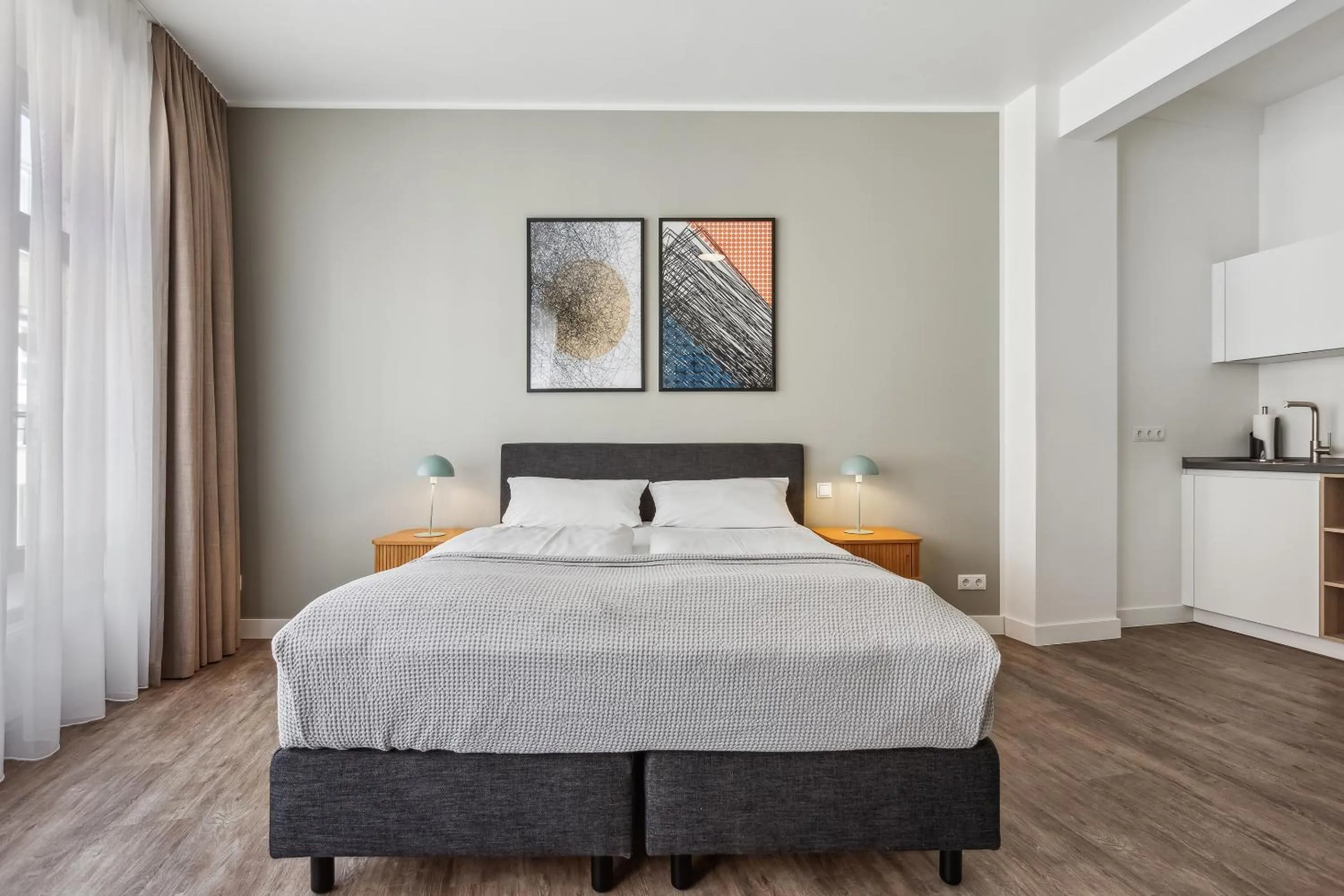 Bed in Limehome Leipzig Am Brühl