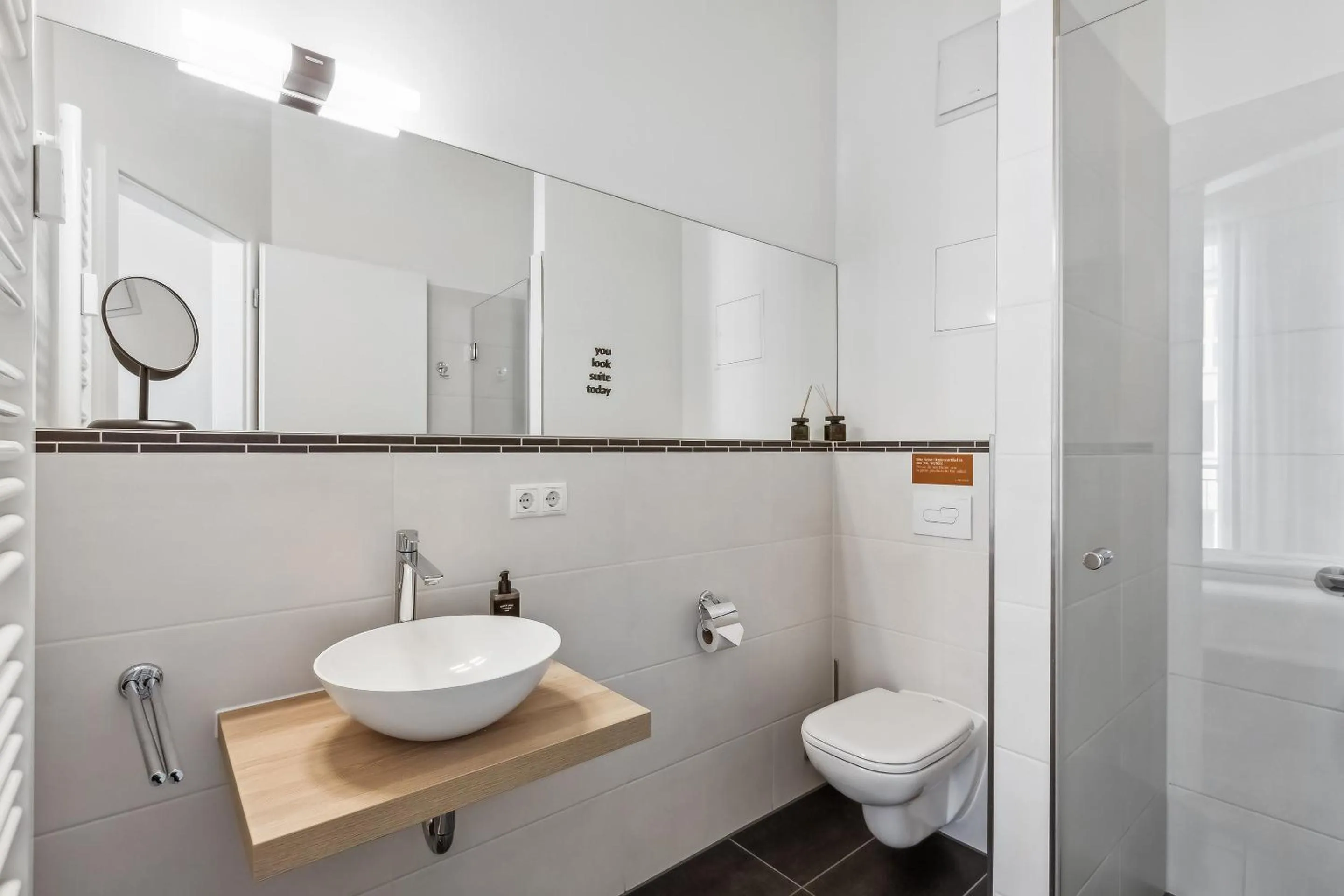 Shower in Limehome Leipzig Am Brühl