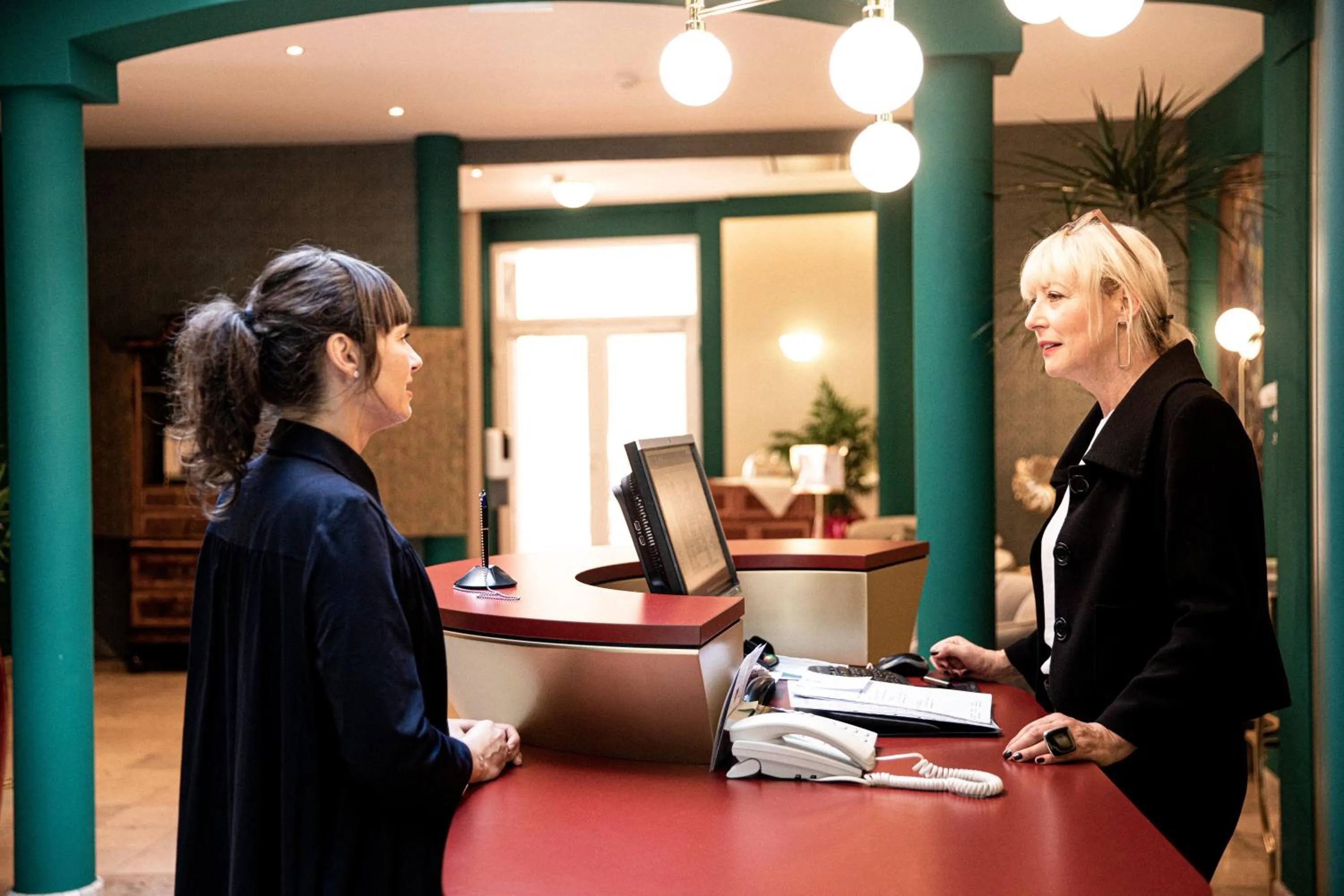 Lobby or reception in Boutique-Hotel Amalienhof