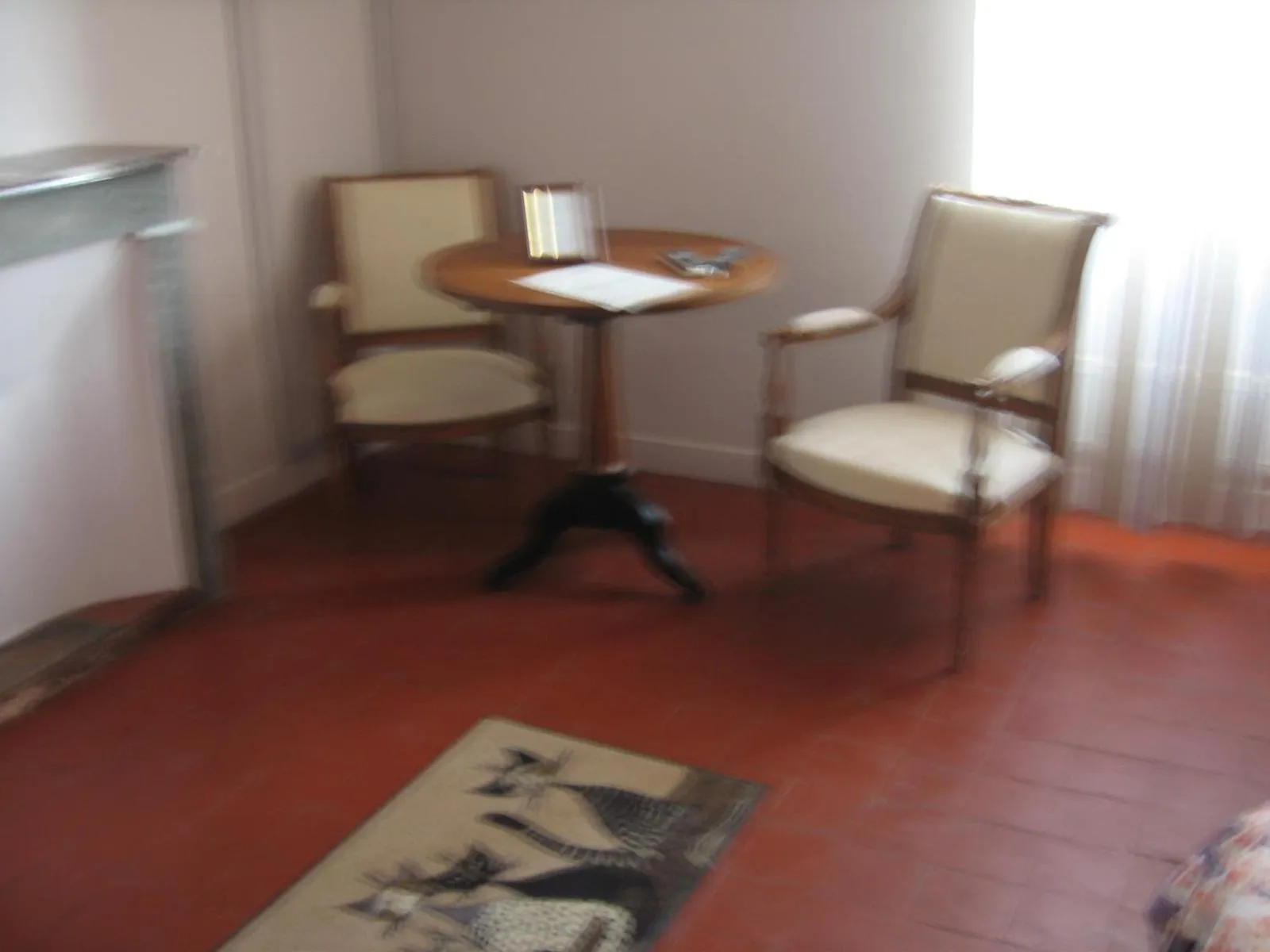 Seating area in La Pastorale