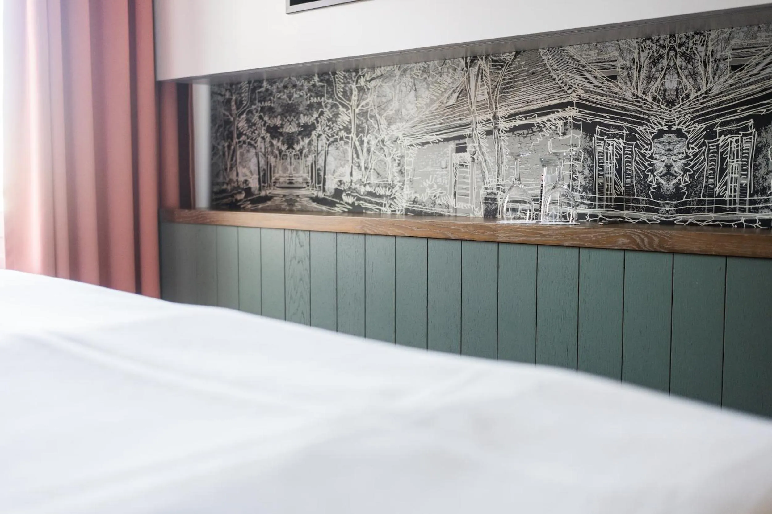 Decorative detail, Bed in Hotel FREIZEIT IN