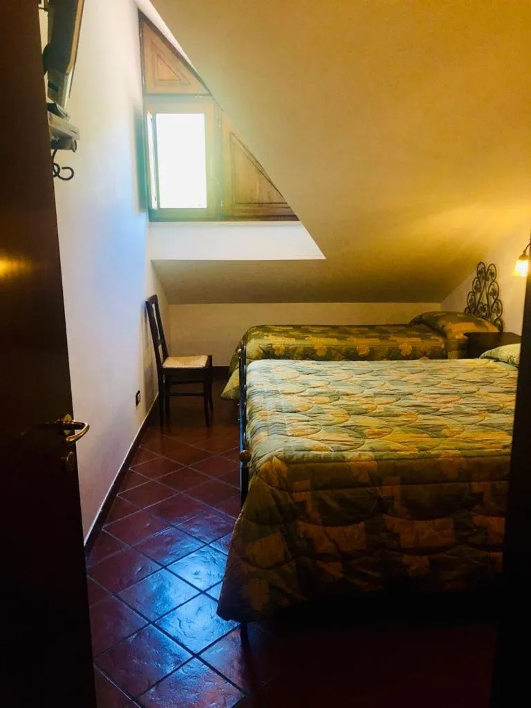 Bed in Hotel Bucaneve