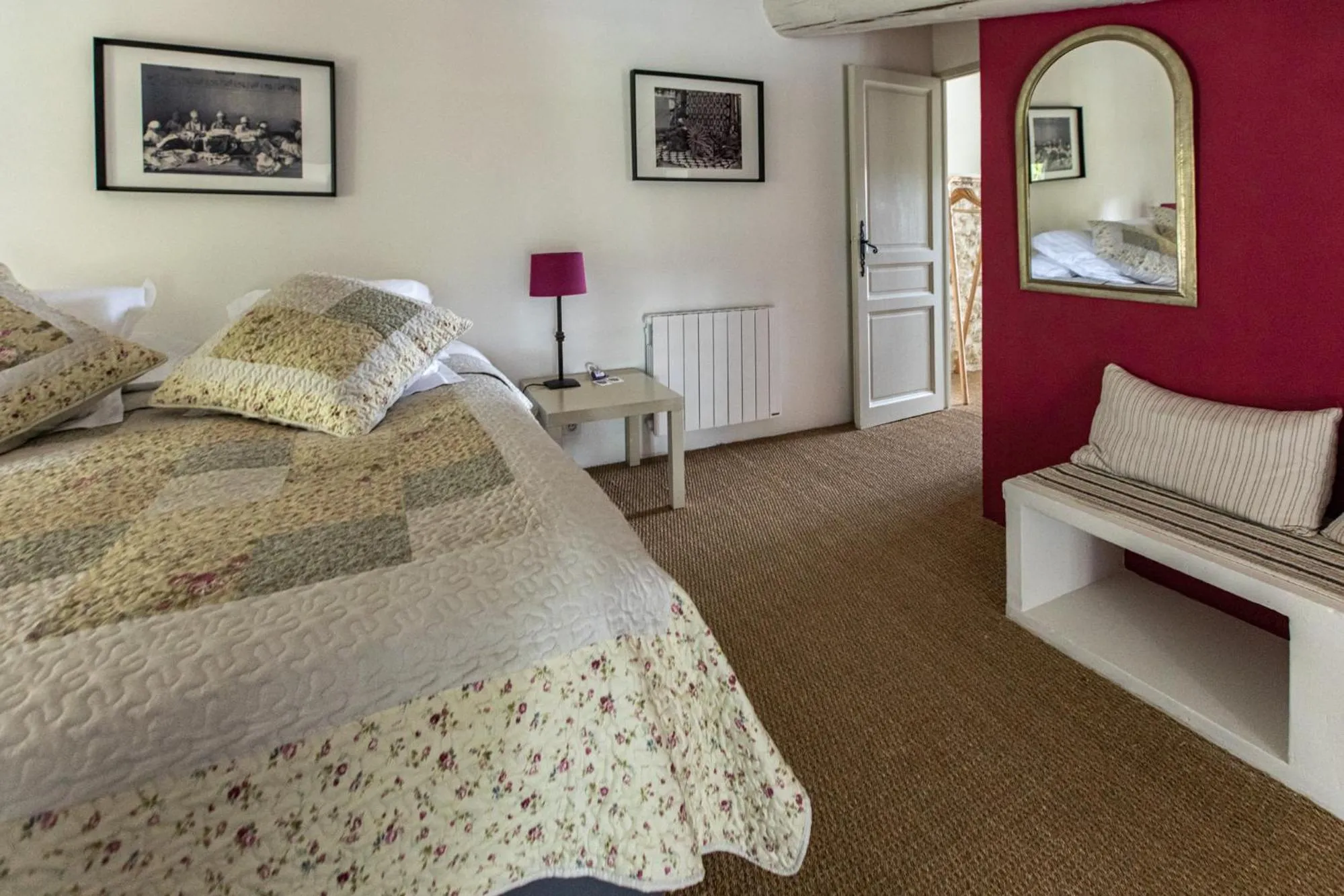 Bed in Le Prieuré La Madelène