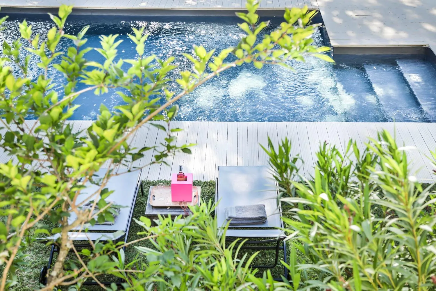 Swimming pool in Le Prieuré La Madelène